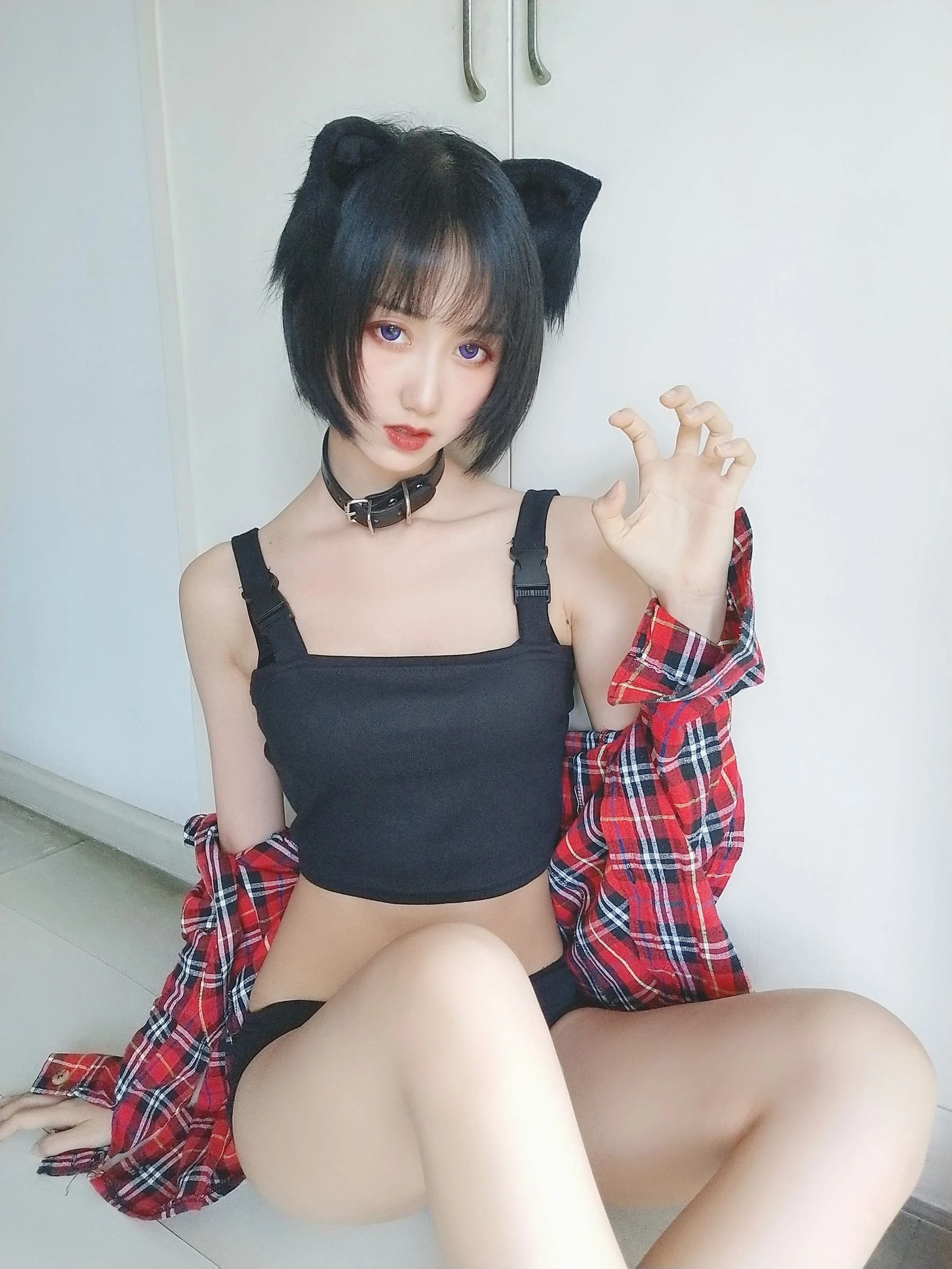 萌系小姐姐木绵绵OwO 不良猫插图3
