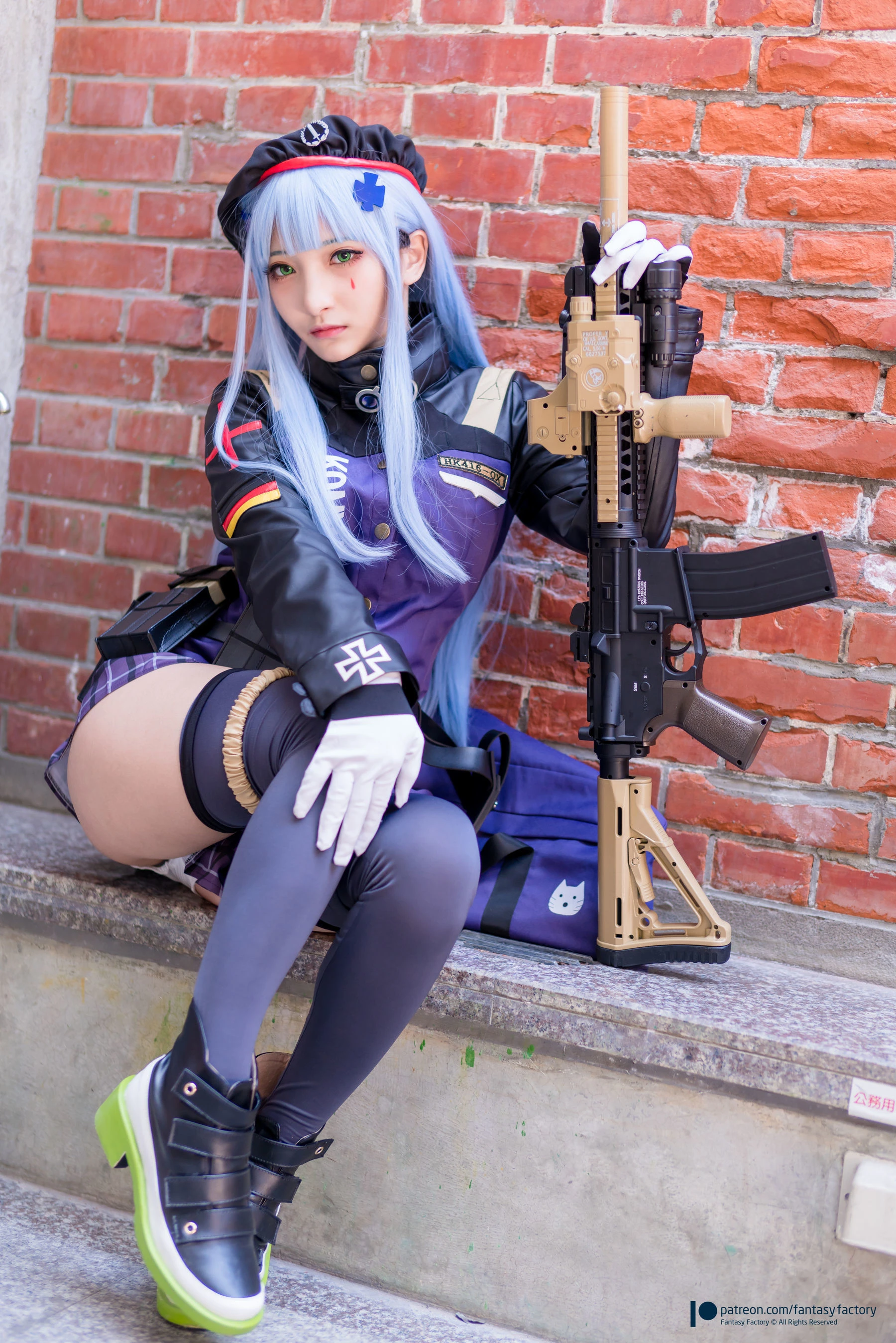 [Fantasy Factory] 小丁Cosplay – 魔女 浴池 黑丝插图6