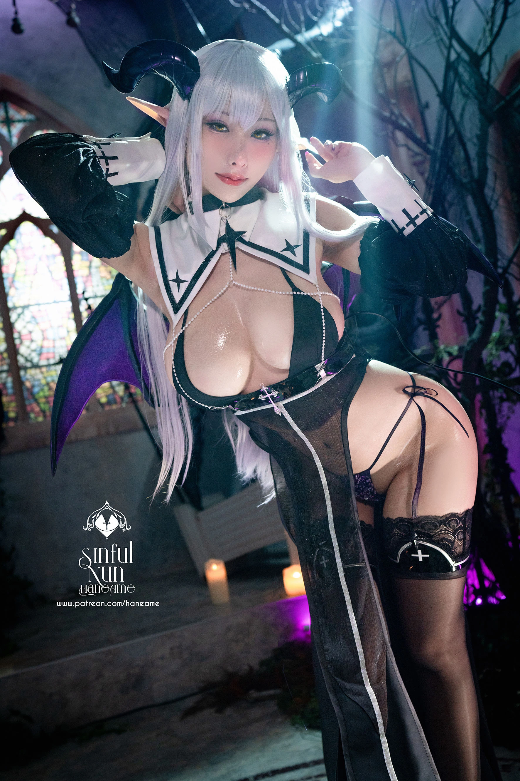 Hane Ame 雨波写真 – 罪恶修女 Devil [32P]插图1