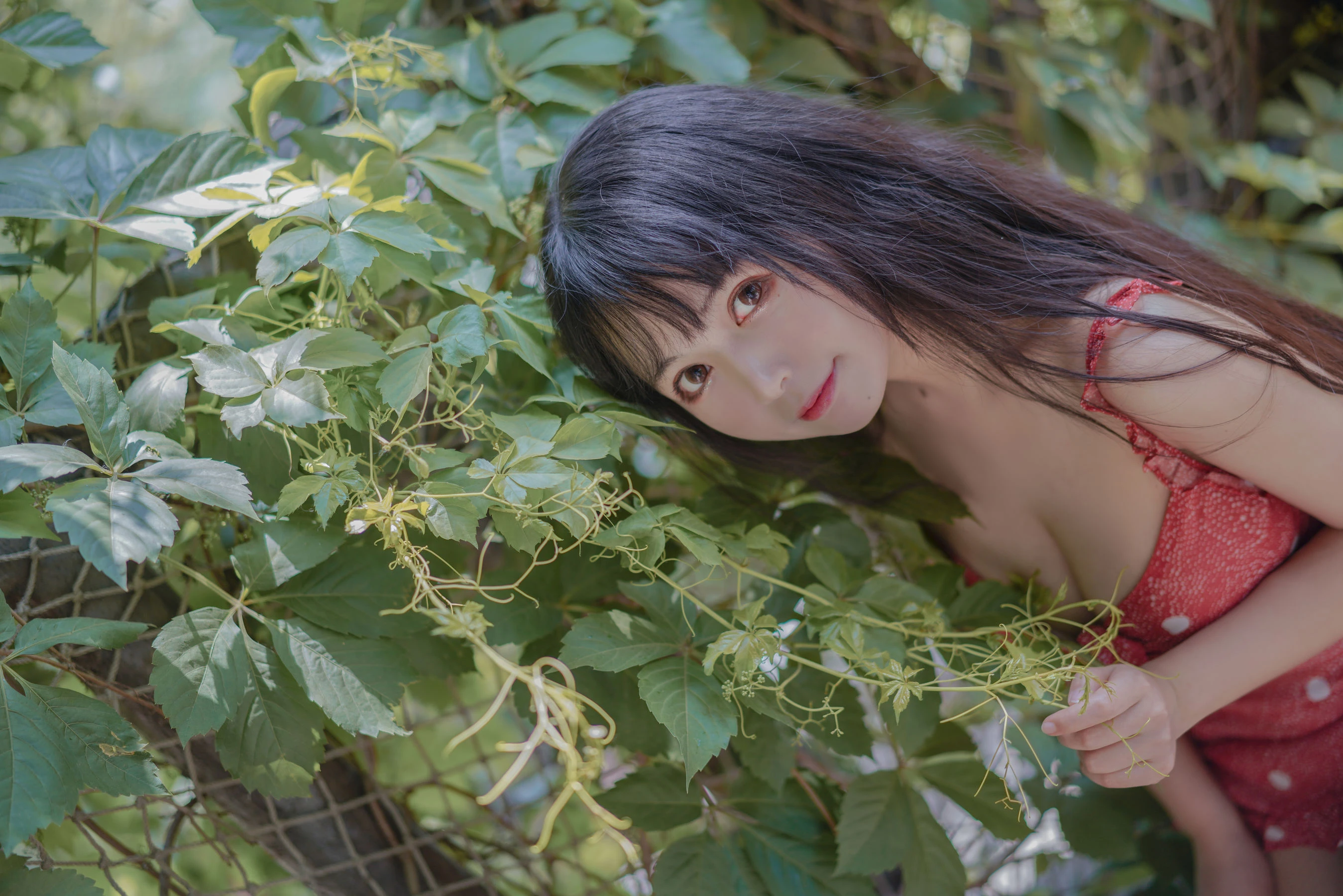 大眼萌妹黑猫猫OvO – 草莓 [32P]插图4