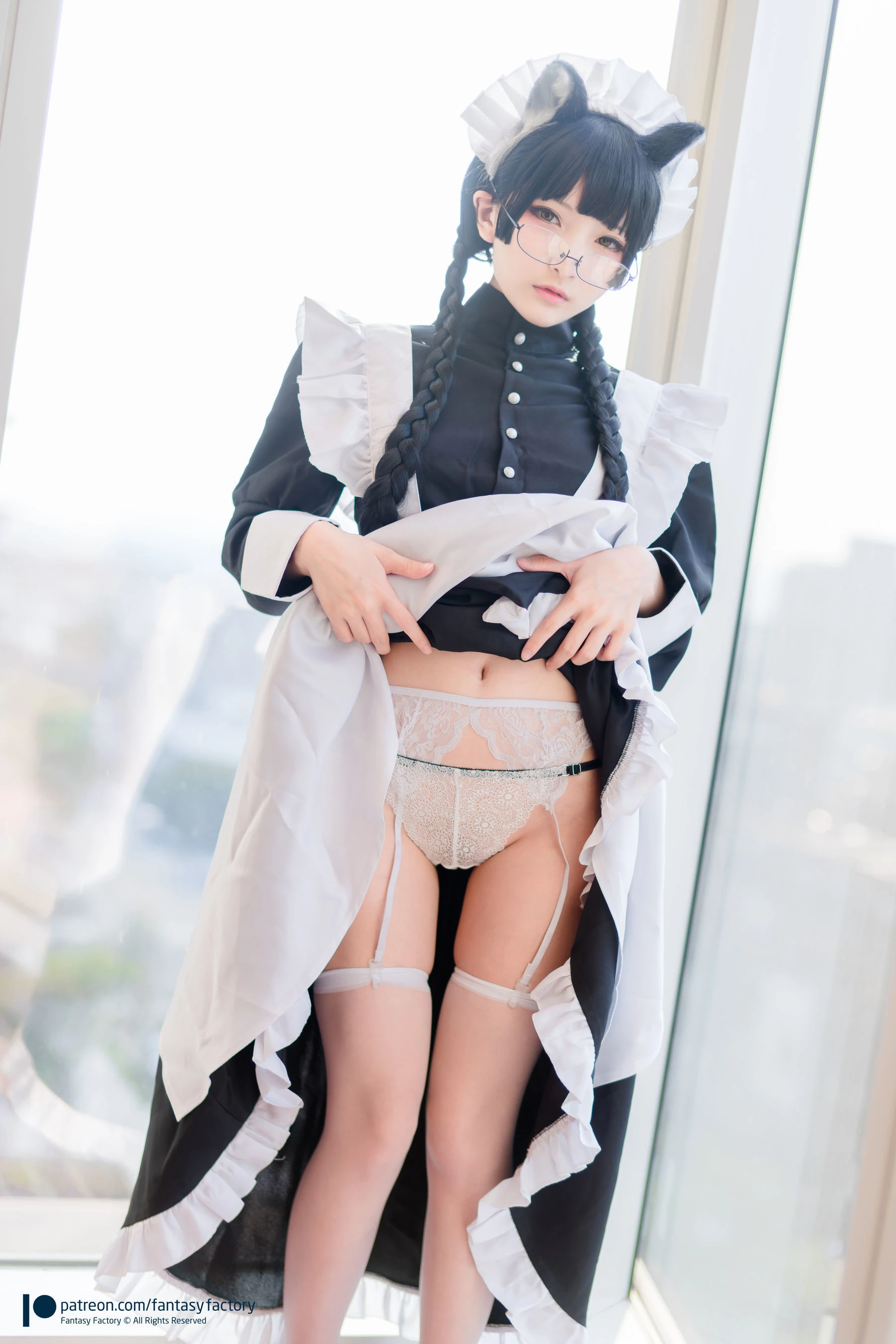 [Fantasy Factory] 小丁Cosplay – 黑猫女仆插图2