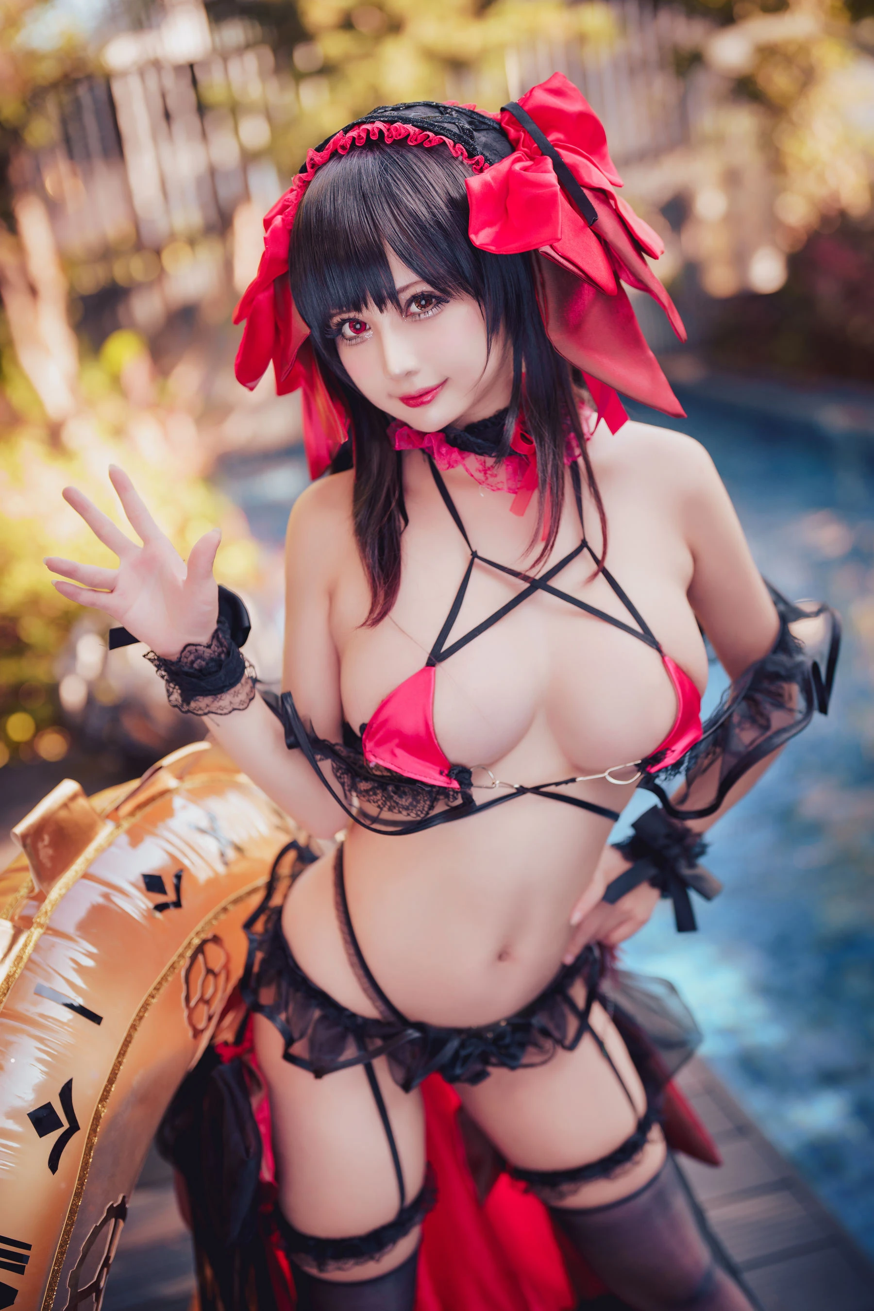沖田凜花Rinka – Kurumi Tokisaki Swimsuit [29P]插图3