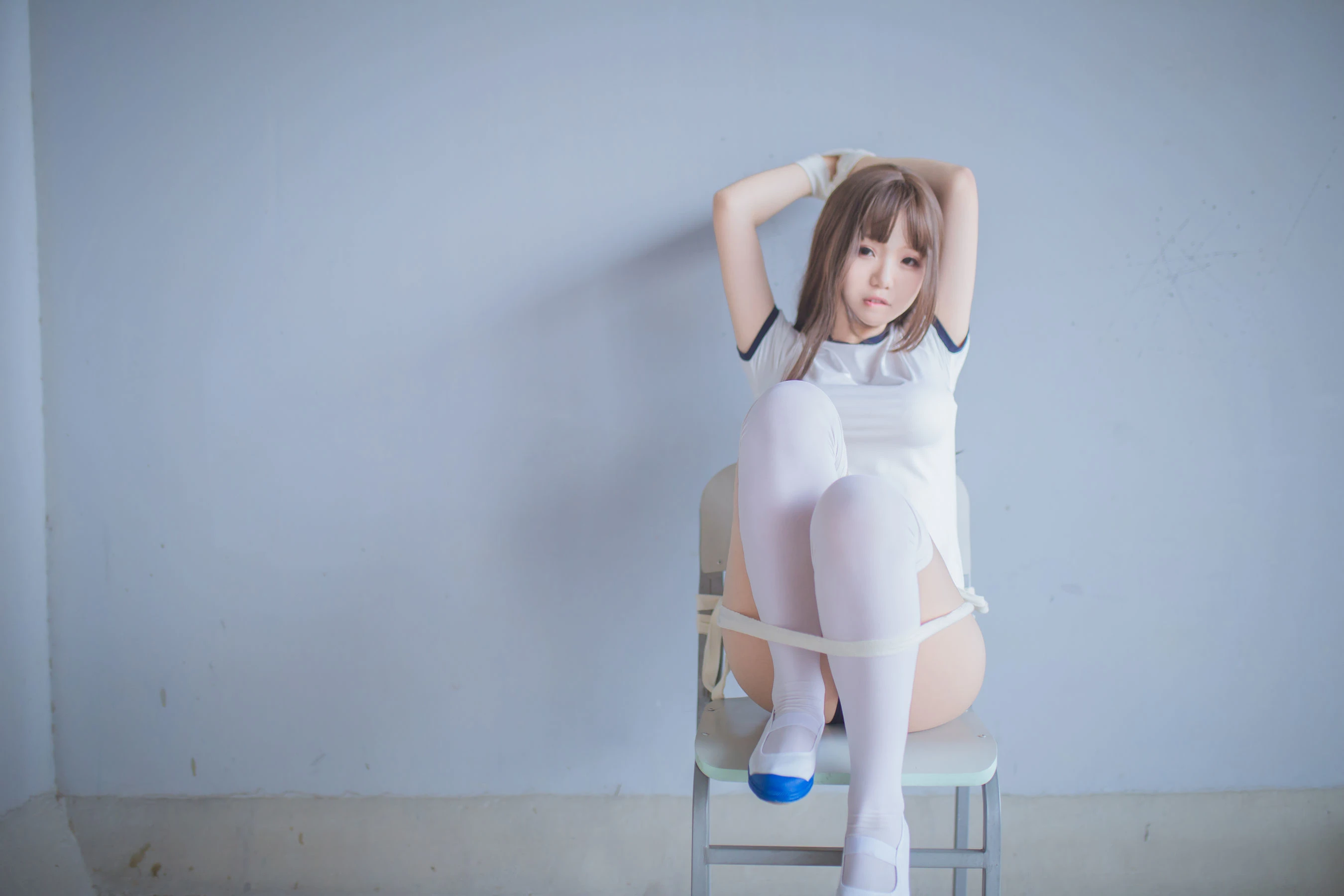 Yoko宅夏Cos – 白丝捆绑插图8