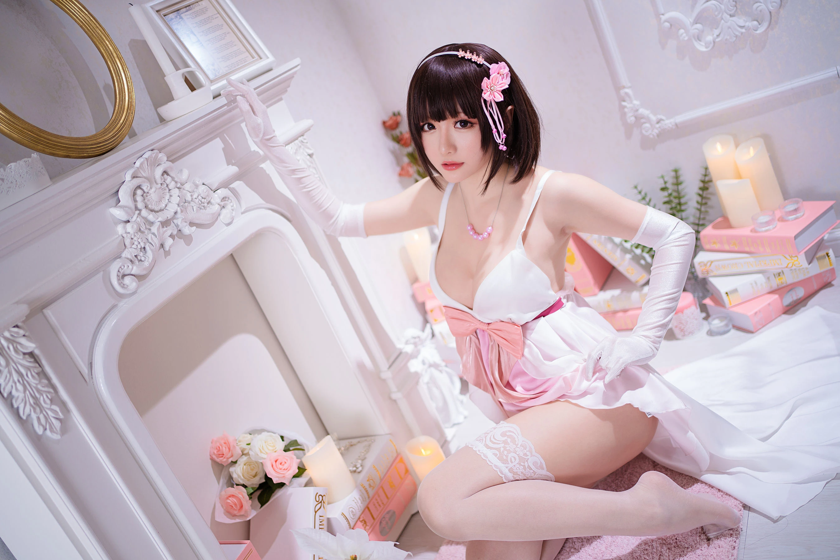 Coser小姐姐星之迟迟 – 加藤惠 特典礼服插图4