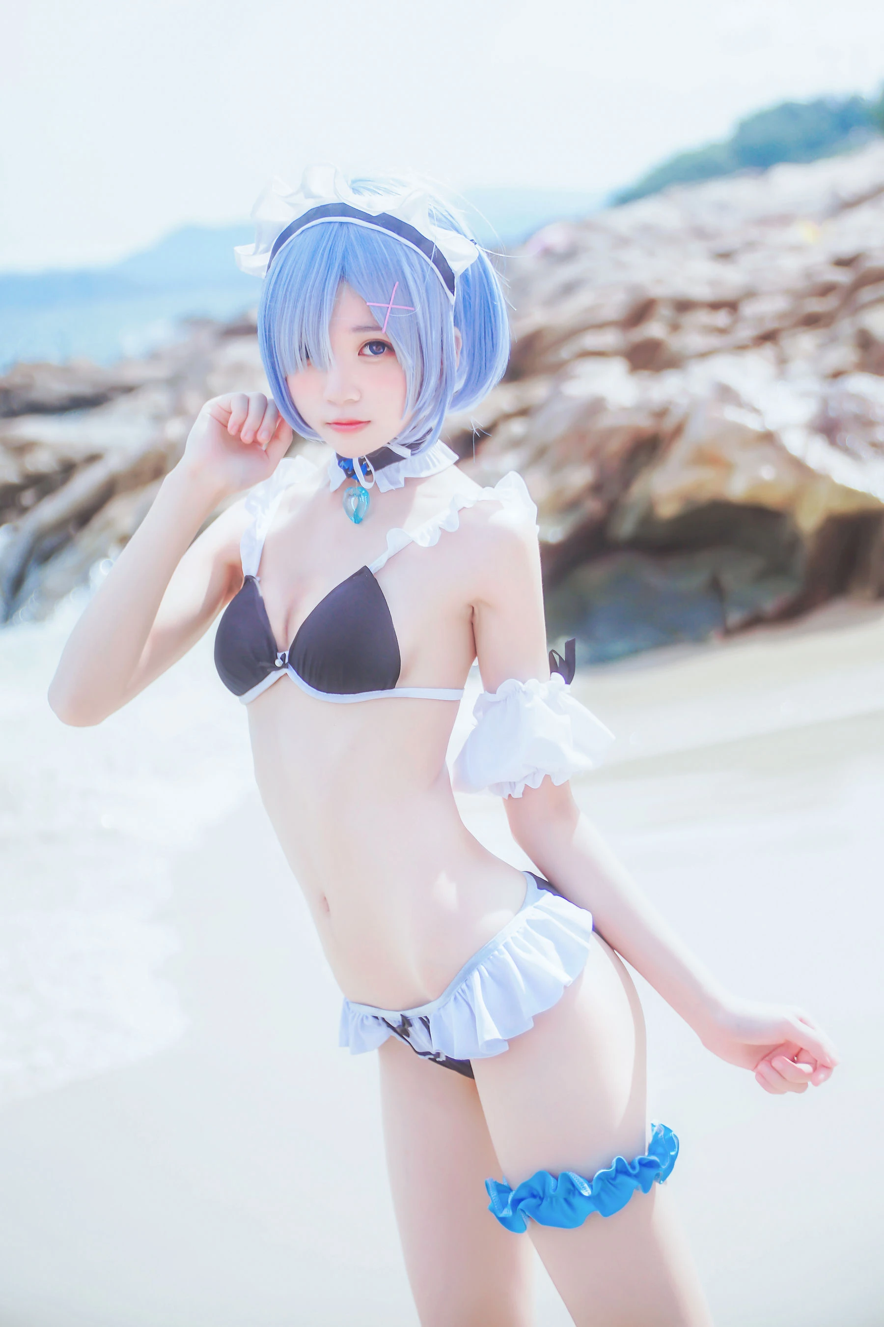 桜桃喵《蕾姆COS》插图7