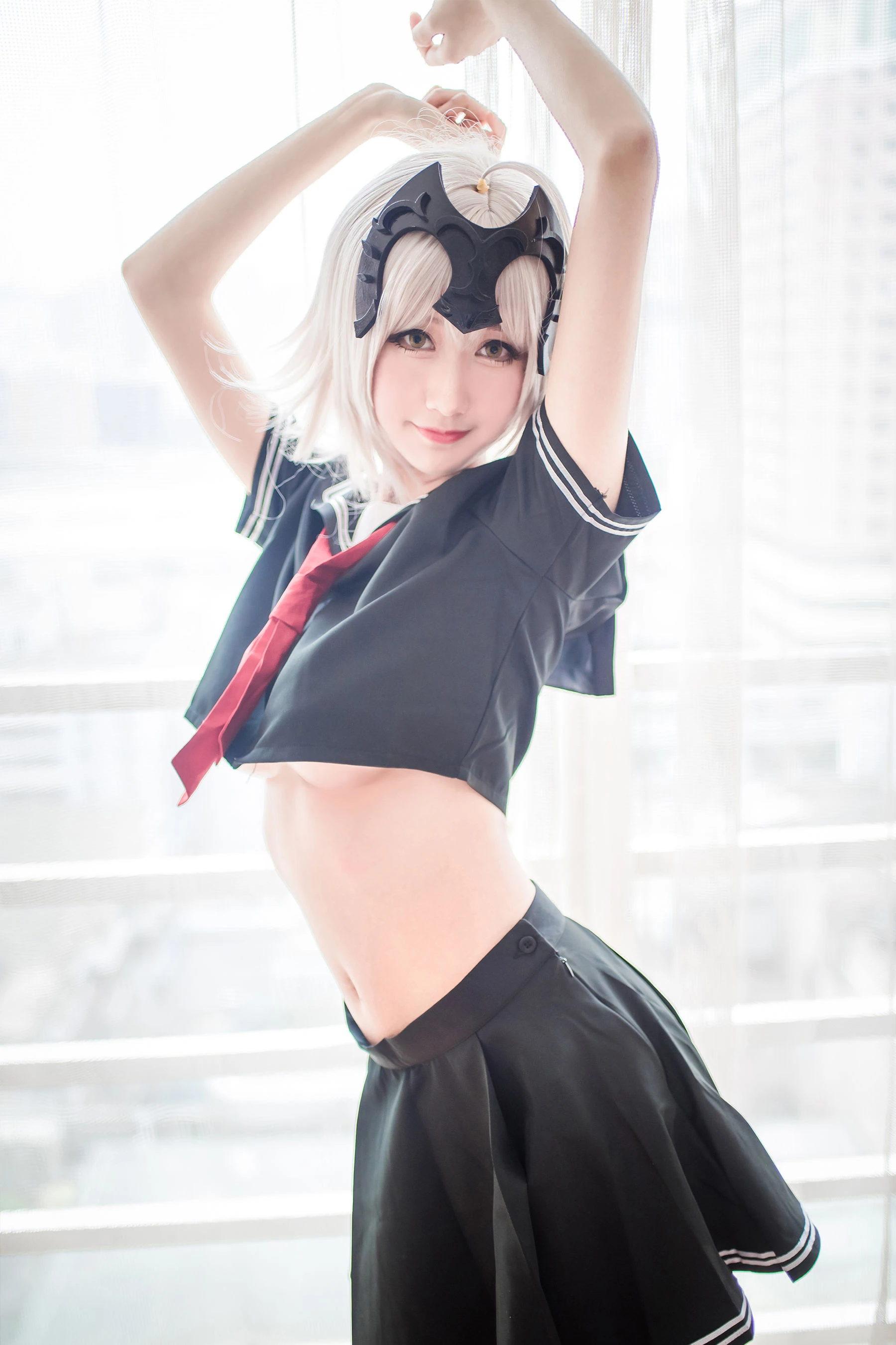 [萝莉COS] 木绵绵OwO – 贞德（黑） [23P]插图4