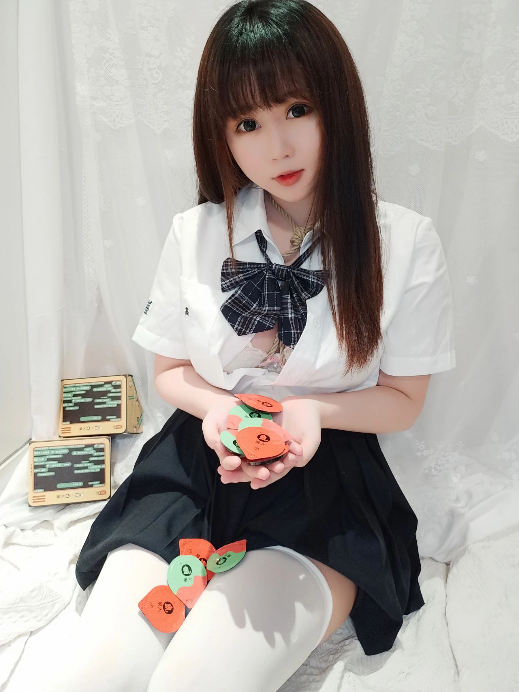 蜜桃少女是依酱呀 – JK捆绑插图5