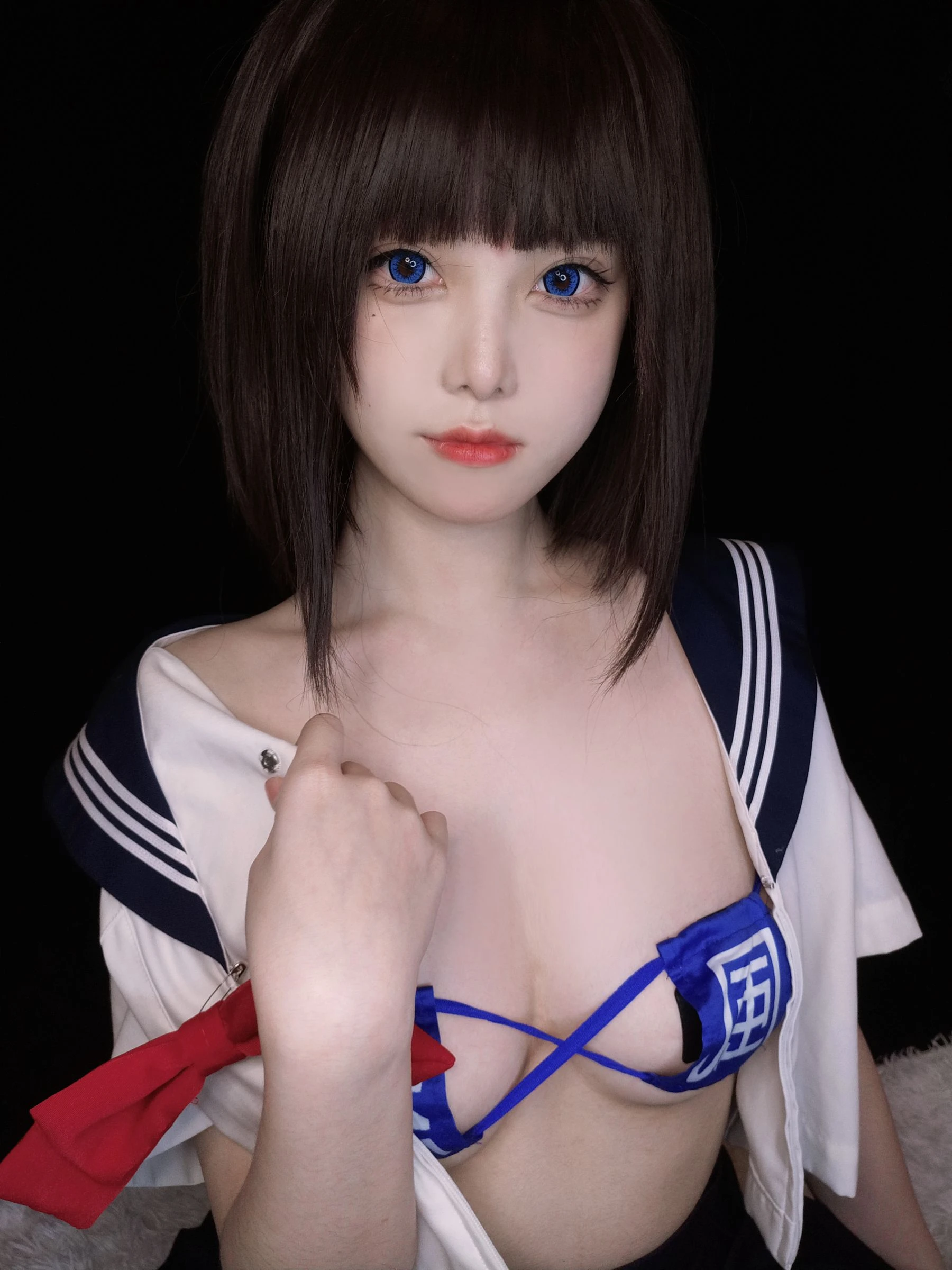 萌系小姐姐蜜汁猫裘 – 坏学妹自拍插图2