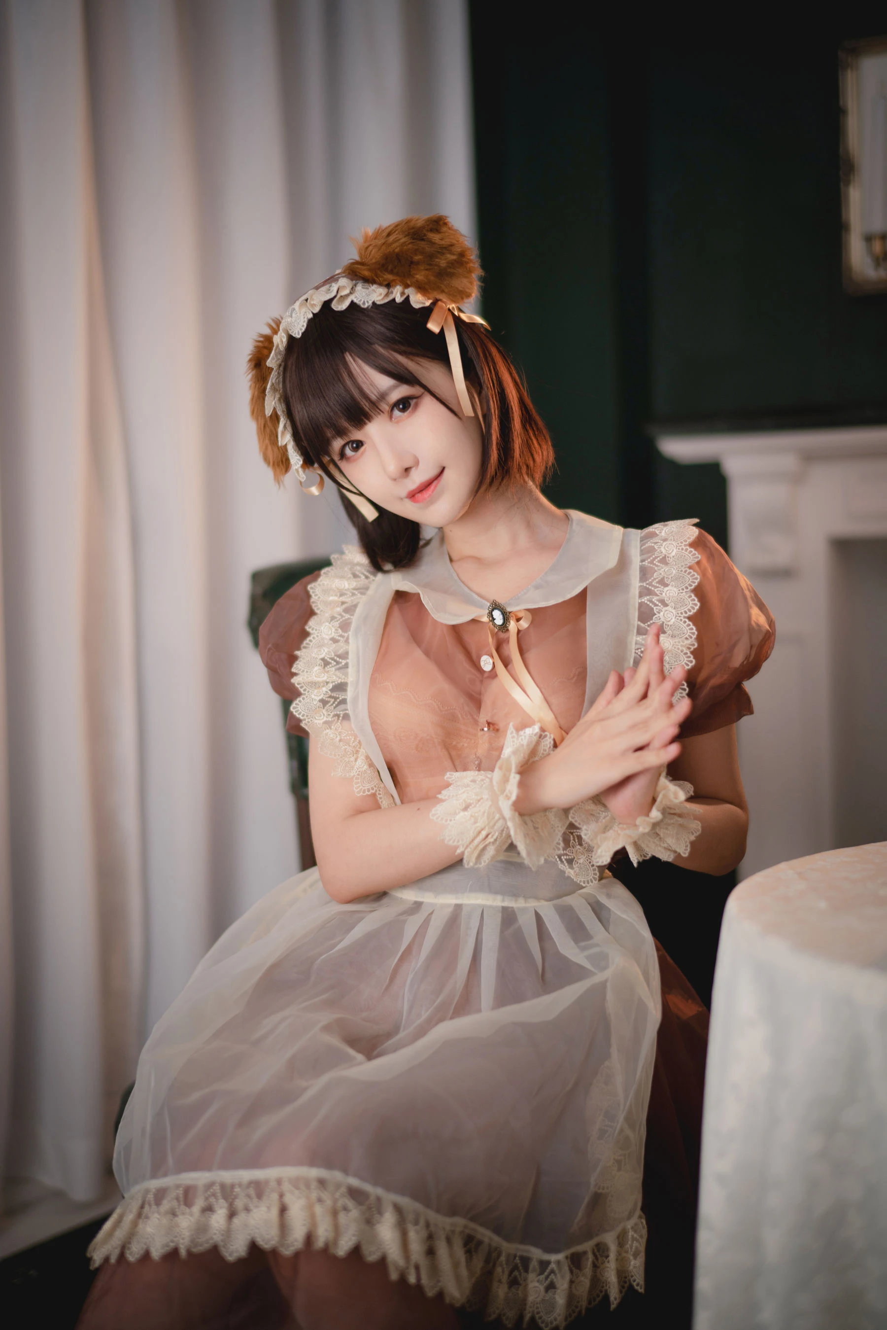 Shika小鹿鹿 – 透明女仆插图2