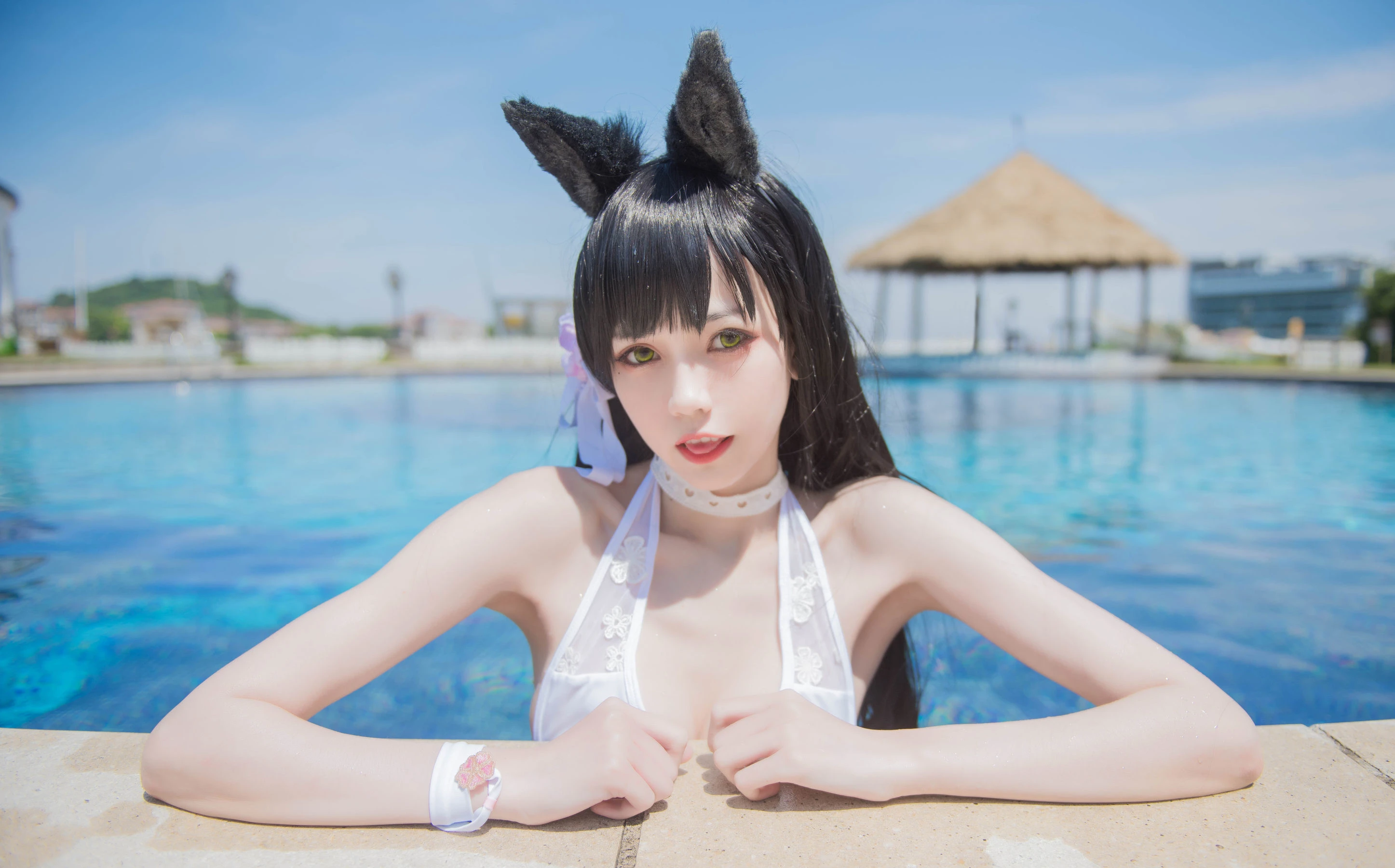 小妖精你的负卿 – 爱宕泳装插图5