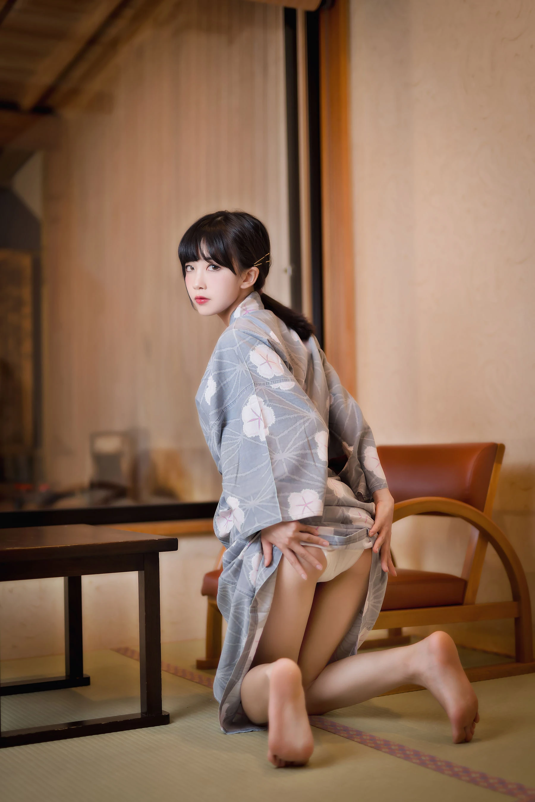 动漫博主水淼aqua – 温泉和服插图2