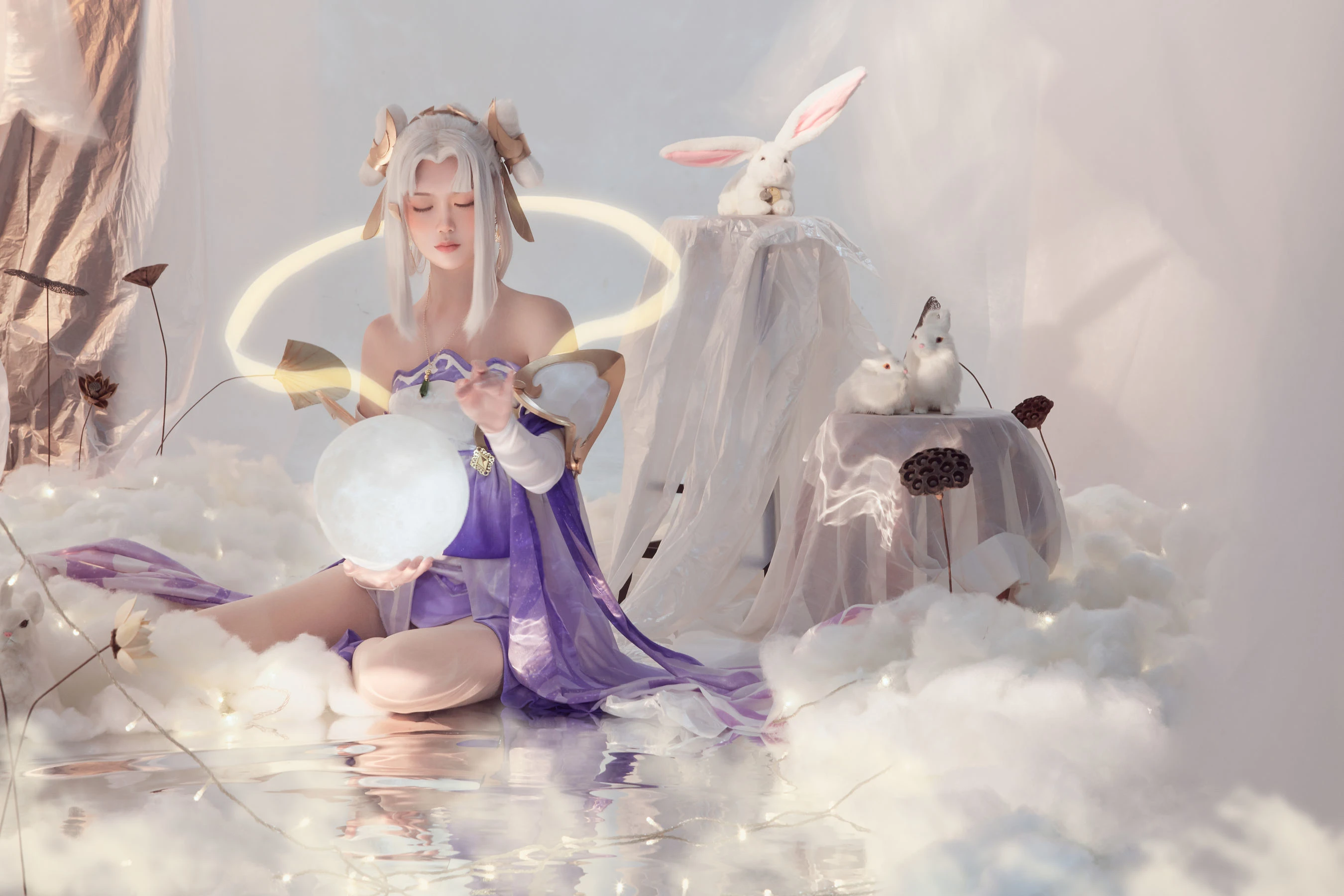人气coser戚顾儿MIKI 王者荣耀 嫦娥插图6