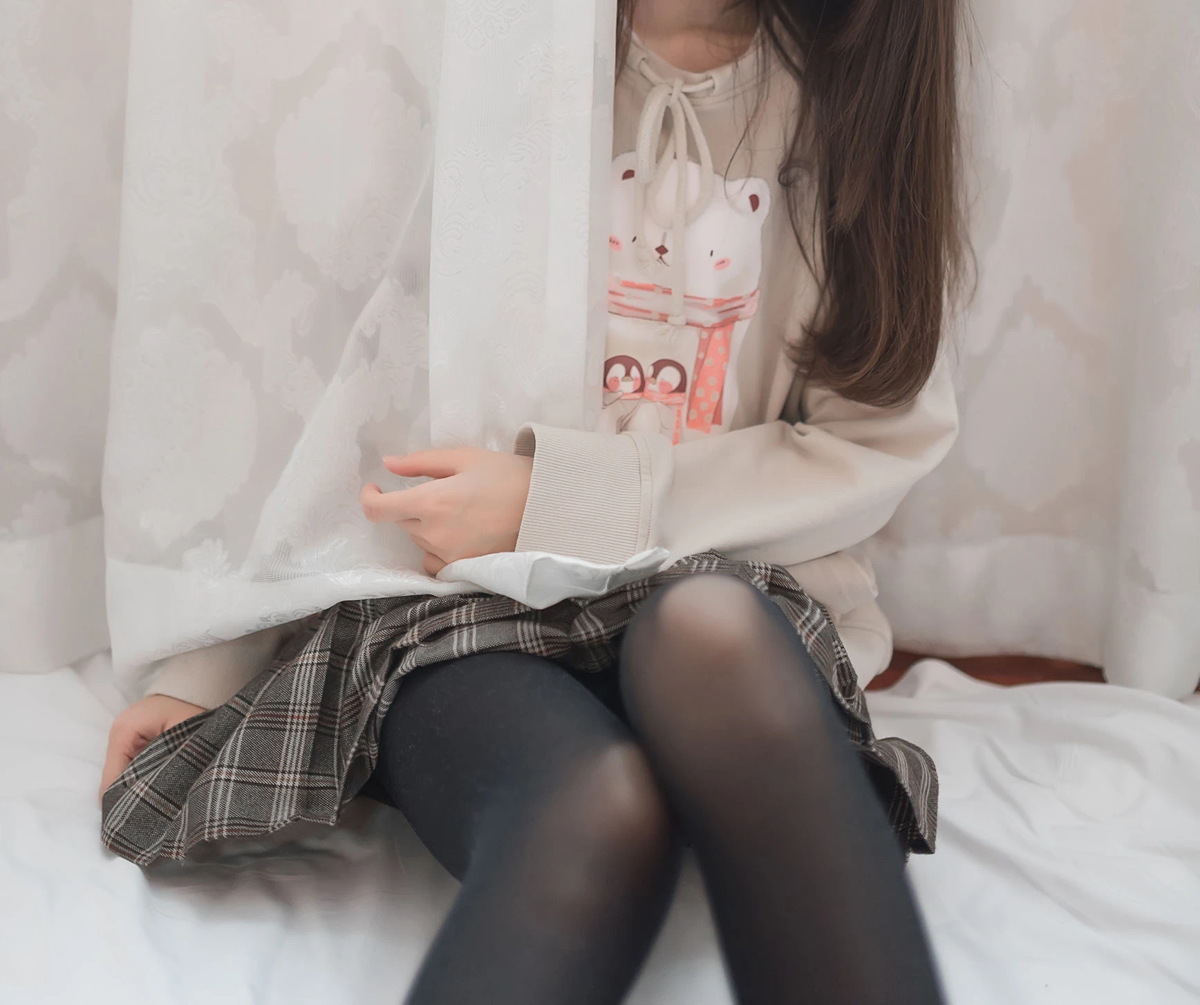 动漫博主九曲Jean 窗帘后的朦胧插图7