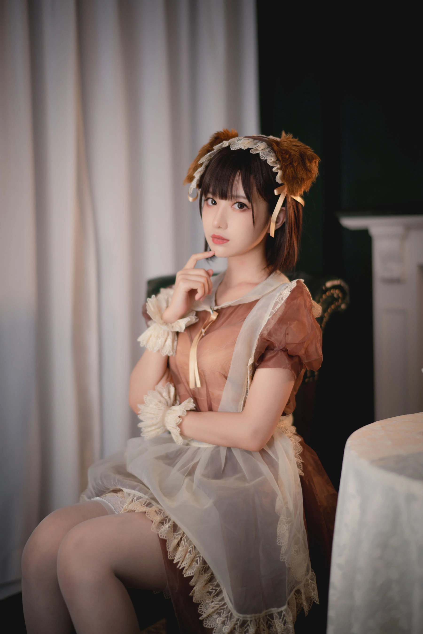 Shika小鹿鹿 – 透明女仆插图3