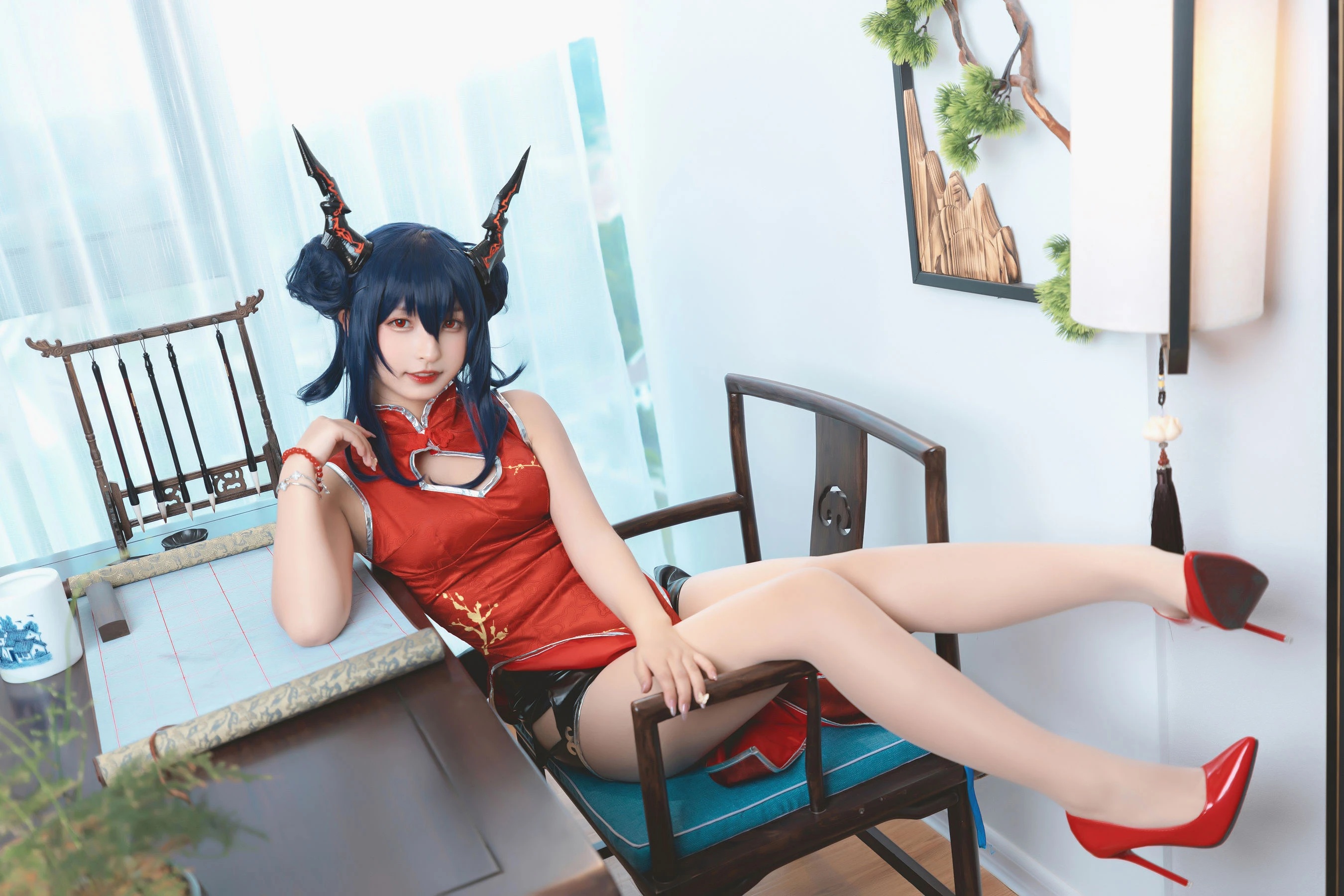 萝莉神楽坂真冬 – 旗袍魔女插图6