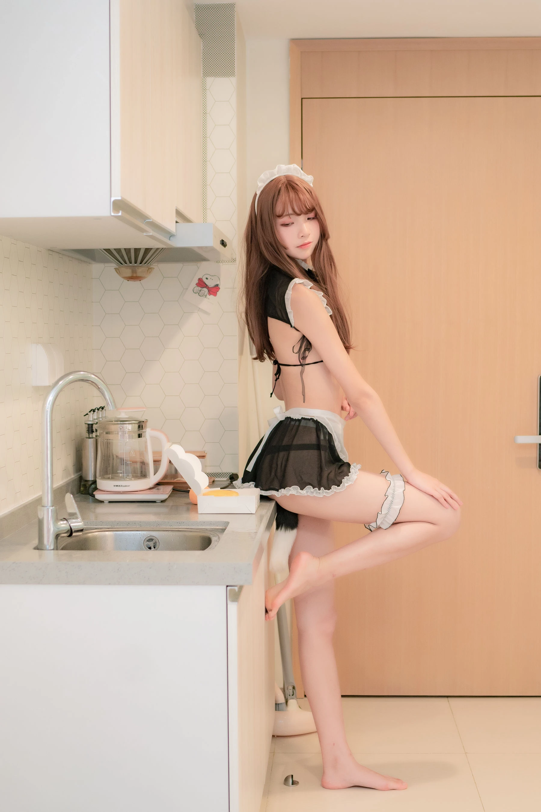 清纯妹子西瓜 私房女仆插图6