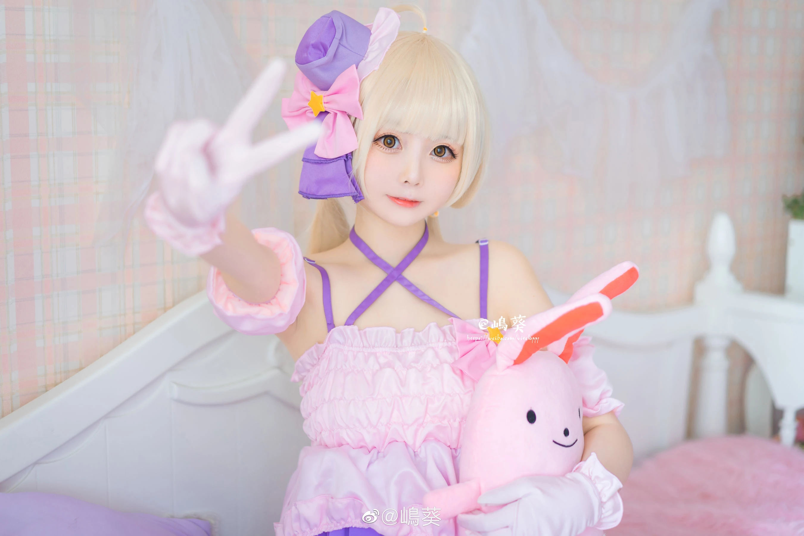 微博美女嶋葵 双叶杏打歌服插图5