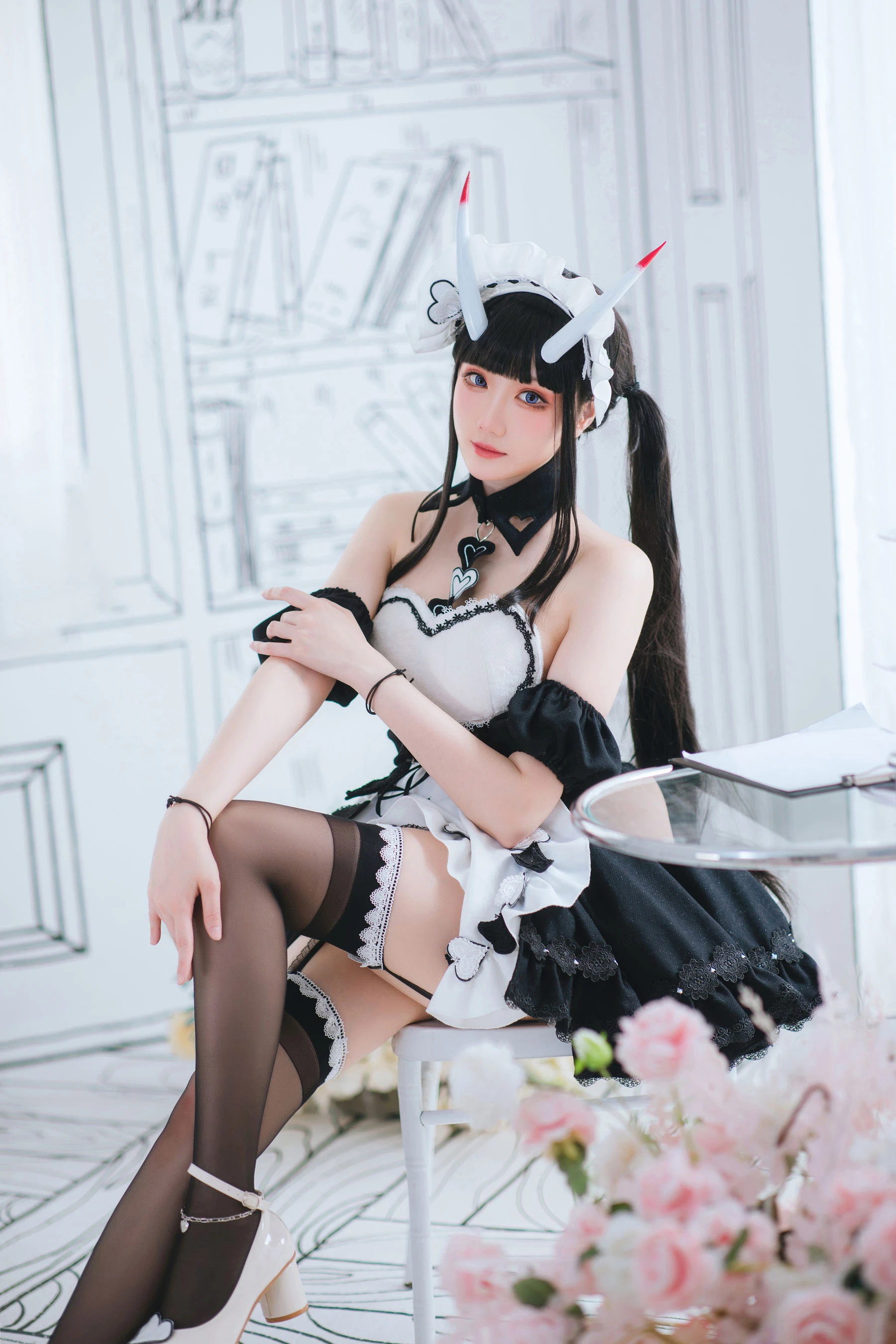 Coser瓜希酱福利 – 能代女仆插图5