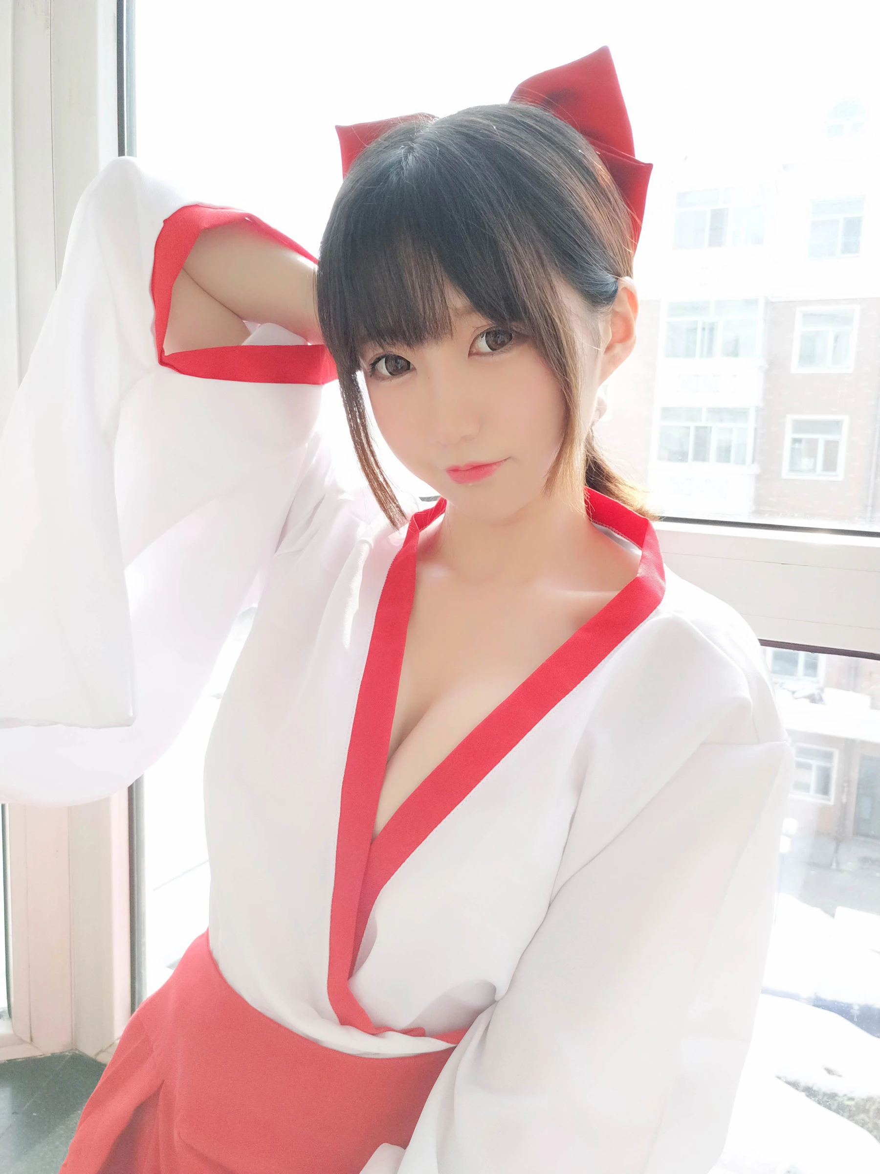 NAGISA魔物喵[fantia] かわいい巫女さん!!(′?｀)?插图6