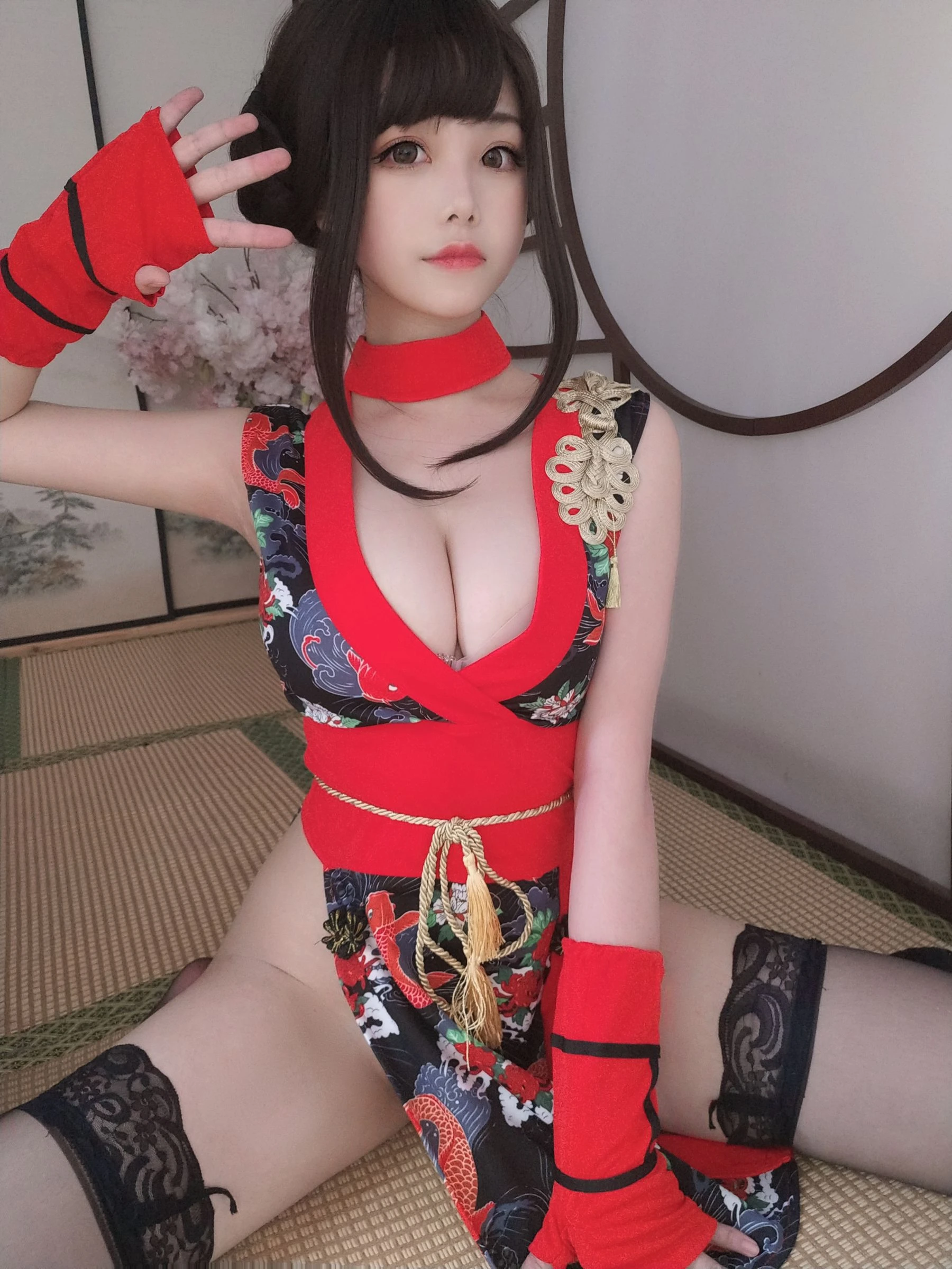萌系小姐姐蜜汁猫裘 – 红武士插图3