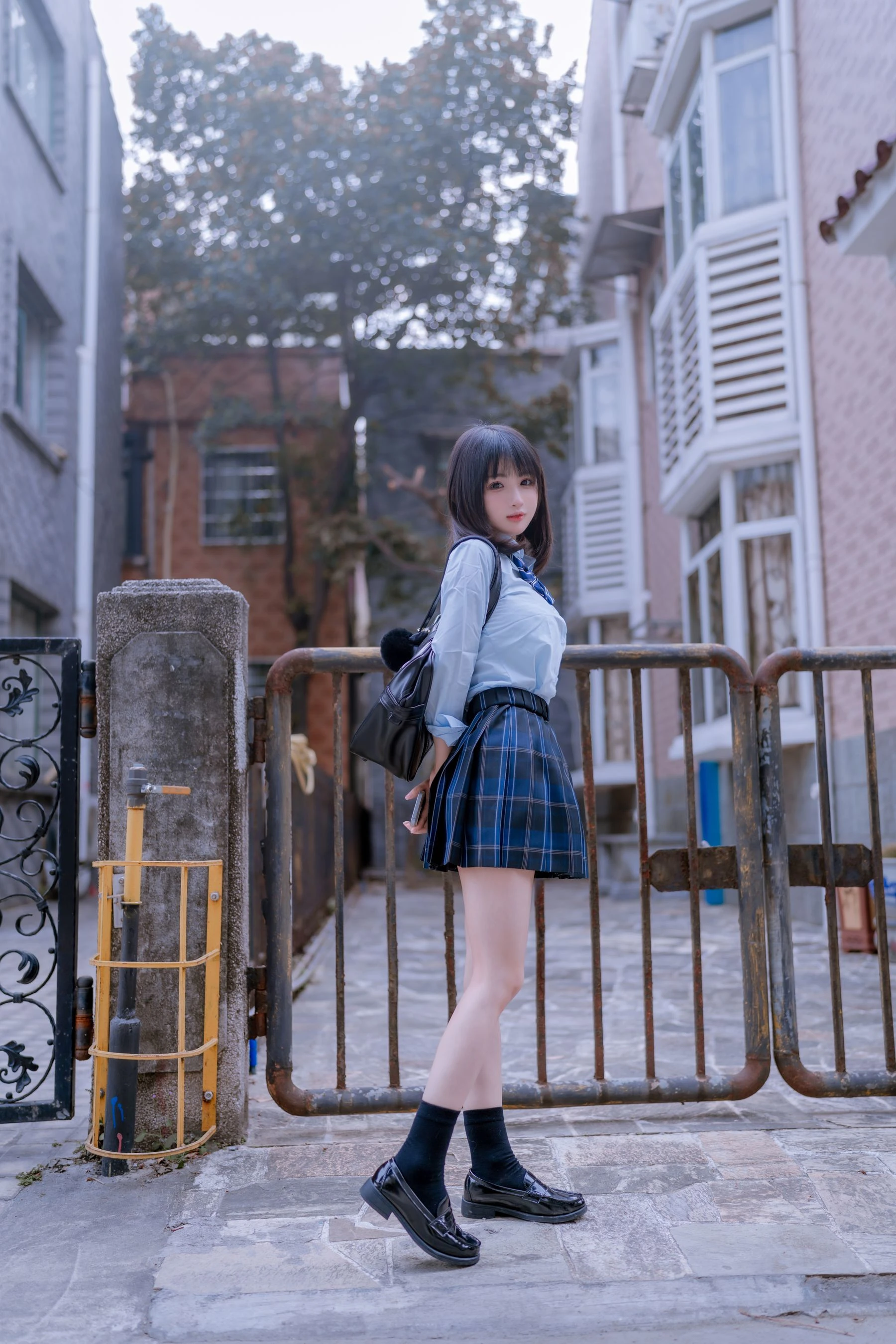 桜井宁宁 – JK之居家 [66P]插图4
