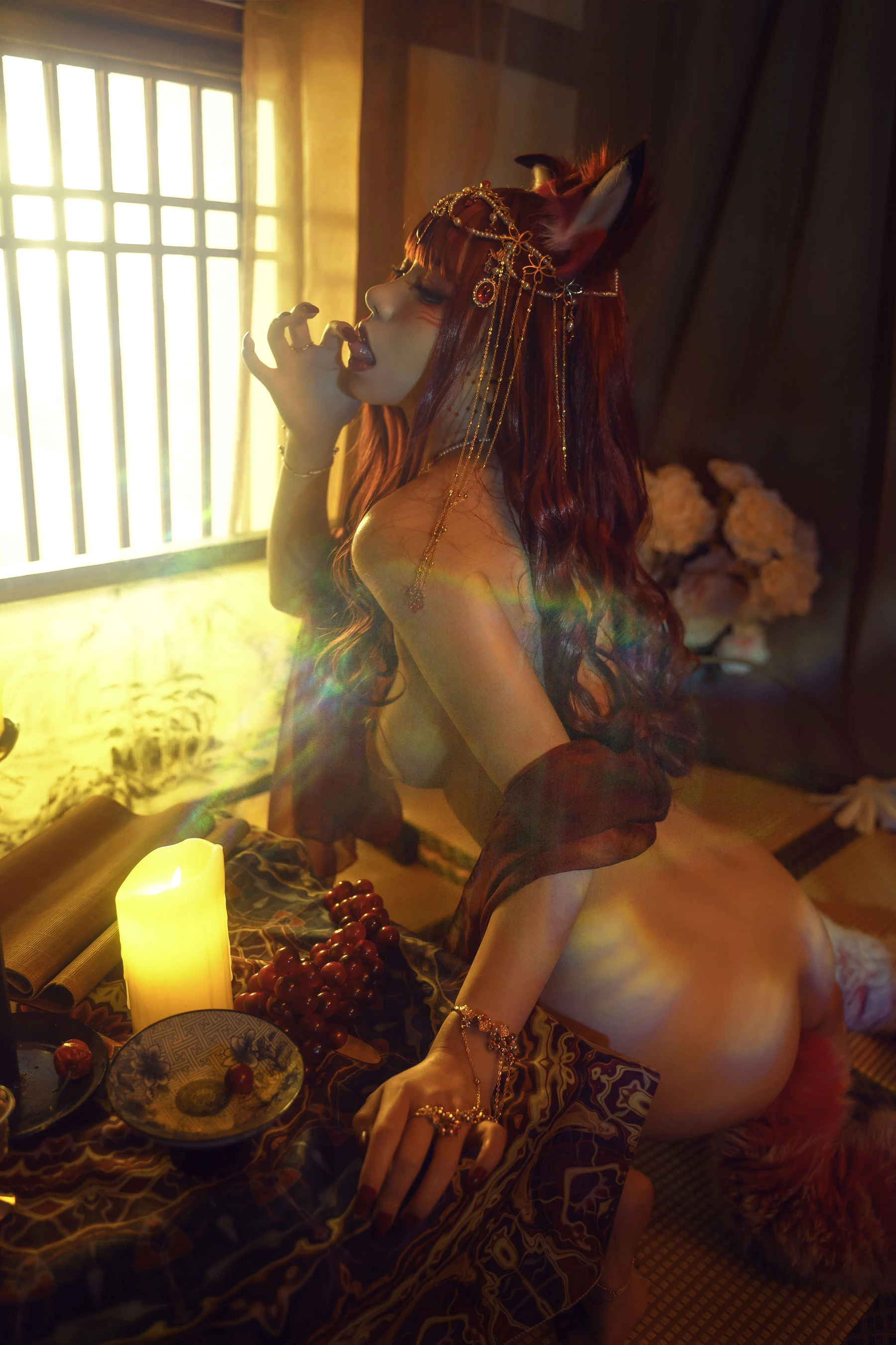爆机少女喵小吉 – 狐妖・楚佩湘弦插图8