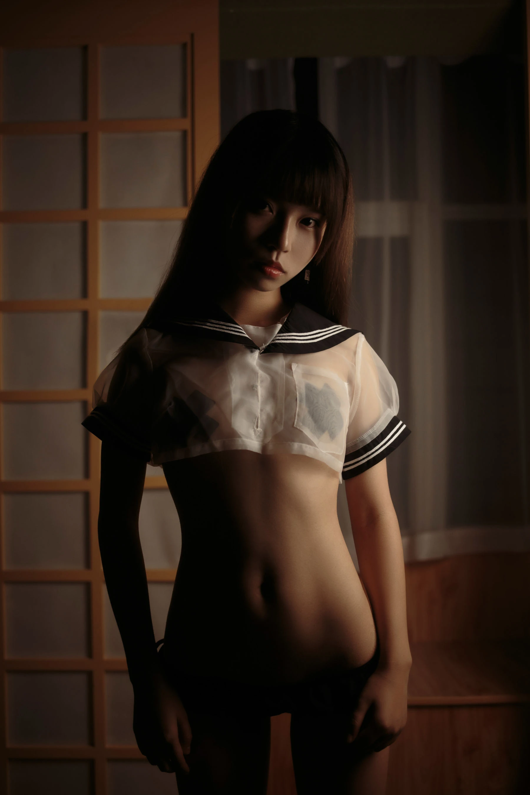 萌妹白易子教主 – 透明水手服高清在线免费欣赏–微密图社-微密图社