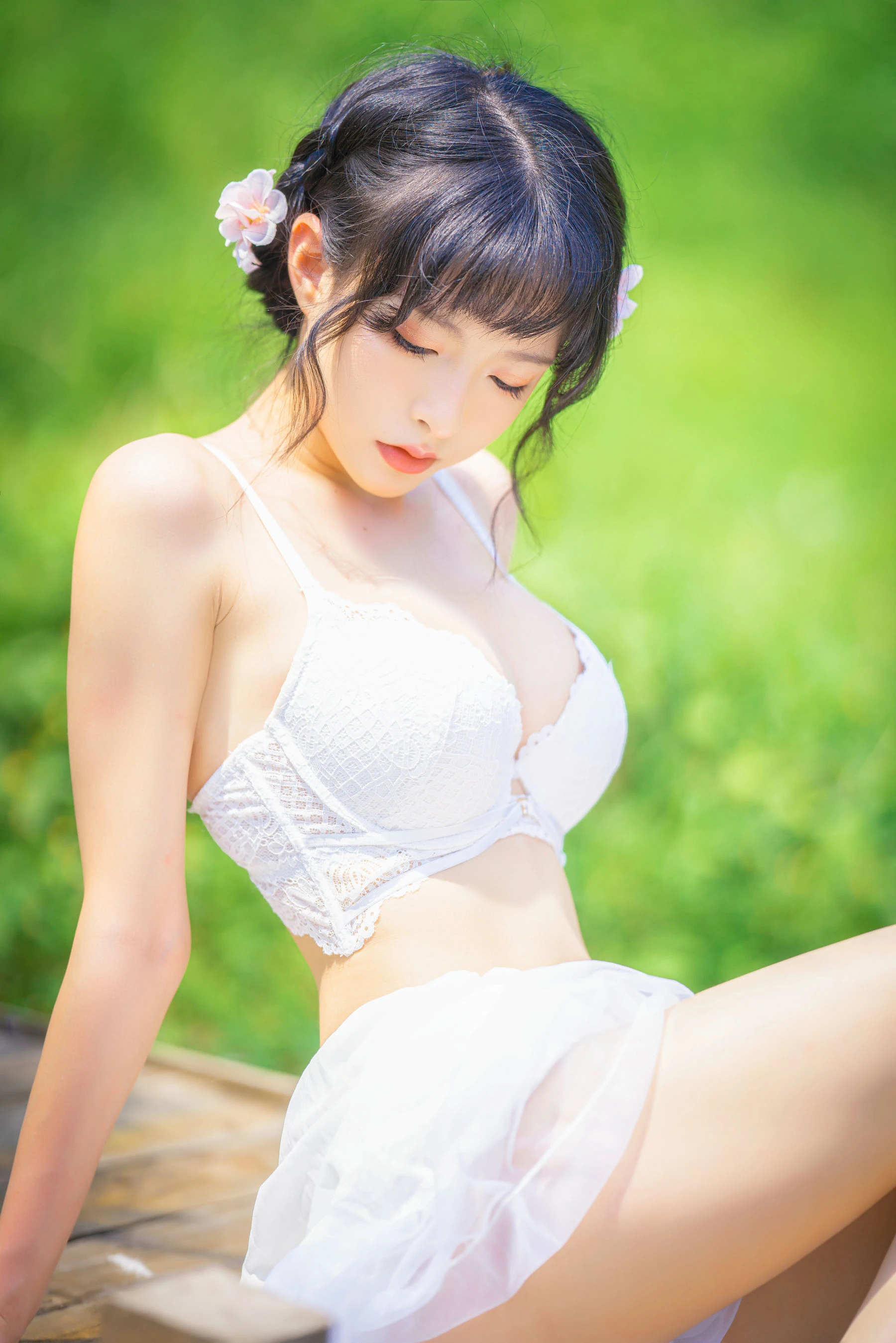 尤物清水由乃 – 蕾丝花园插图5