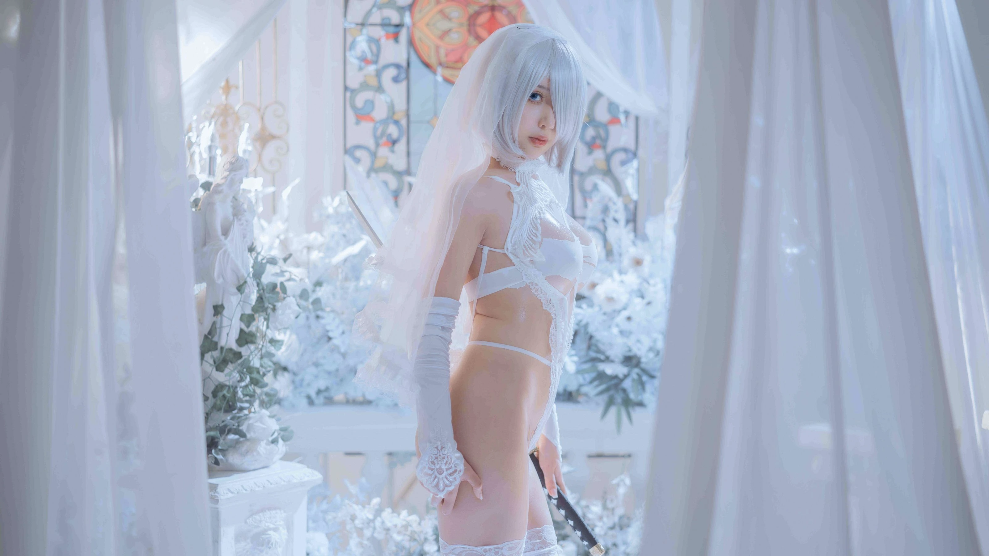 蜜蜜子Kimmie – 2B同人插图1