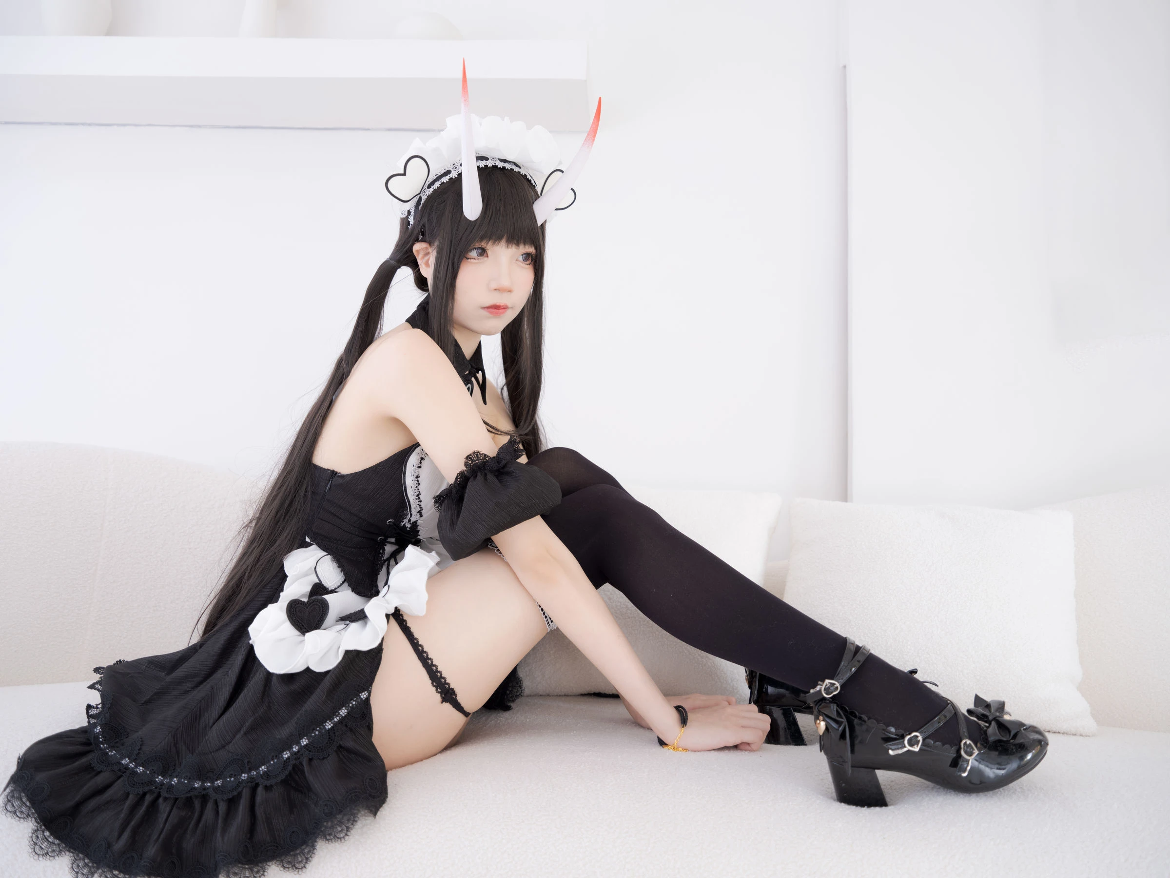 清纯少女五更百鬼 – 能代女仆 [18P]插图9