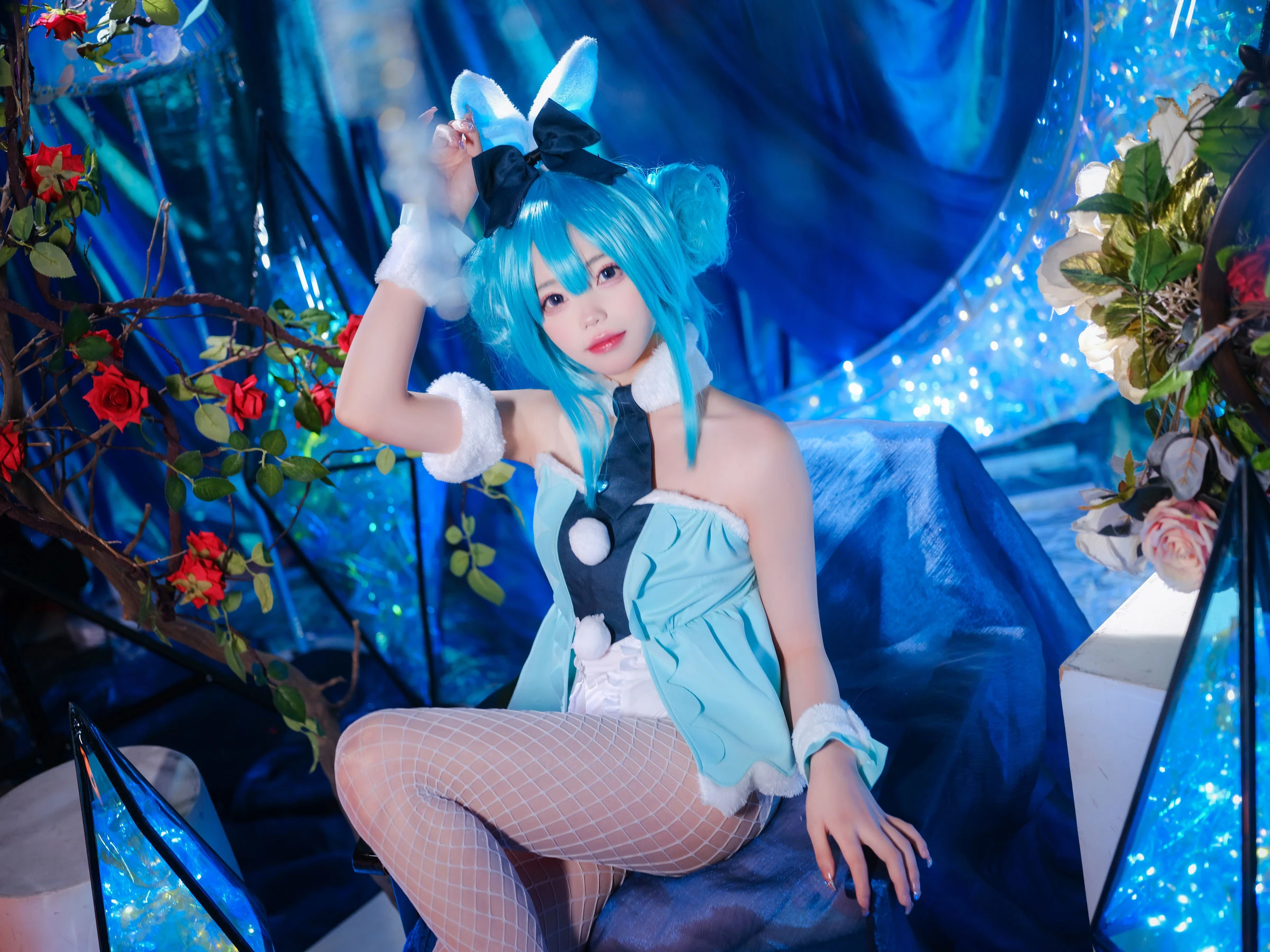 咬一口兔娘 – MIKU初音未来兔女郎 [12P]插图5