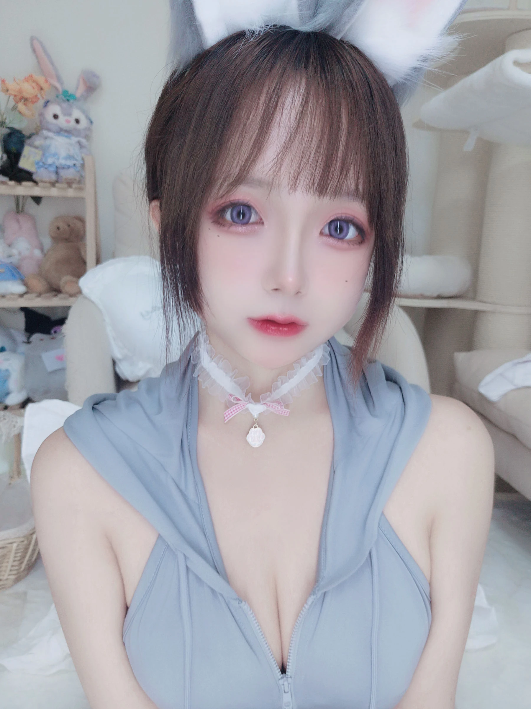 Cosplay日奈娇 – 兔兔卫衣 [65P]高清在线免费欣赏–微密图社-微密图社