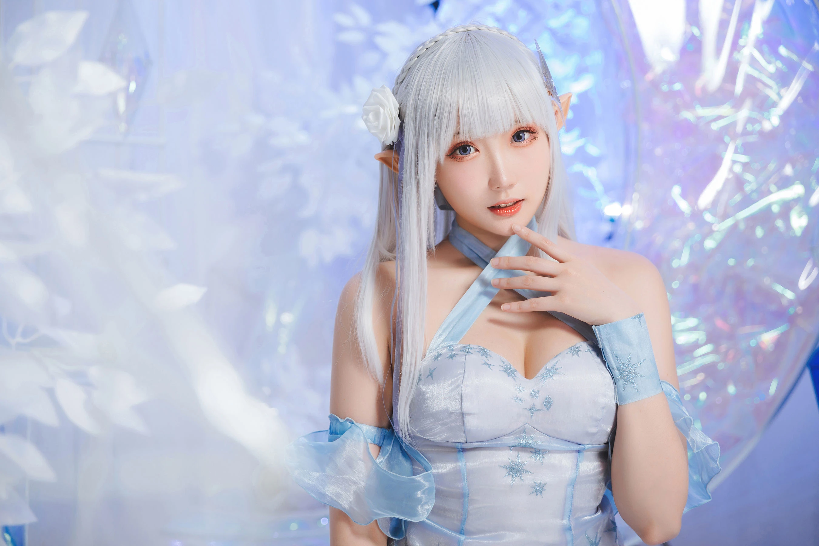 Coser瓜希酱福利 – 爱蜜莉雅 水晶礼服 [28P]插图6