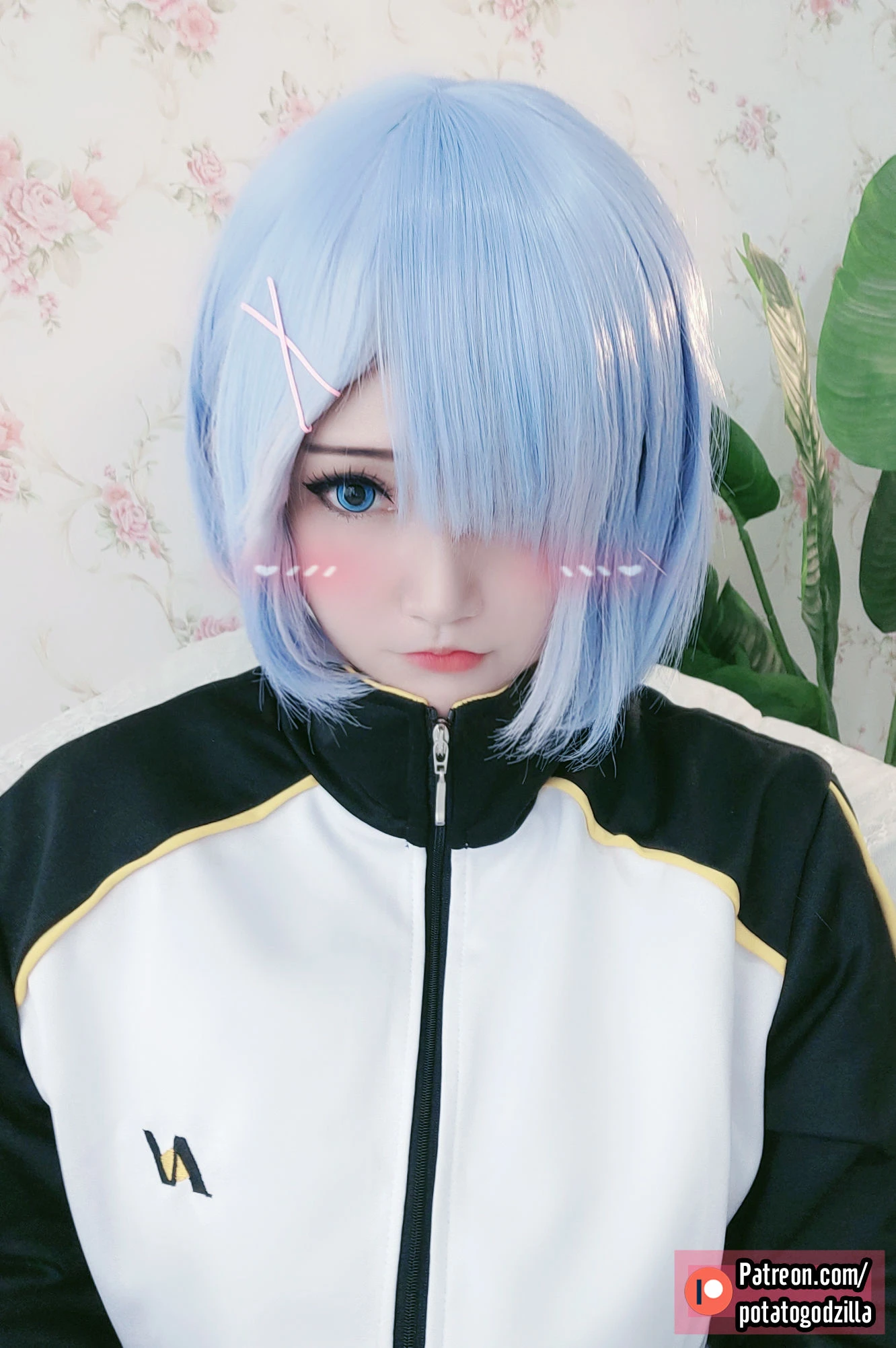 Coser小姐姐Potato Godzilla – Rem In Subaru Jacket高清在线免费欣赏–微密图社-微密图社