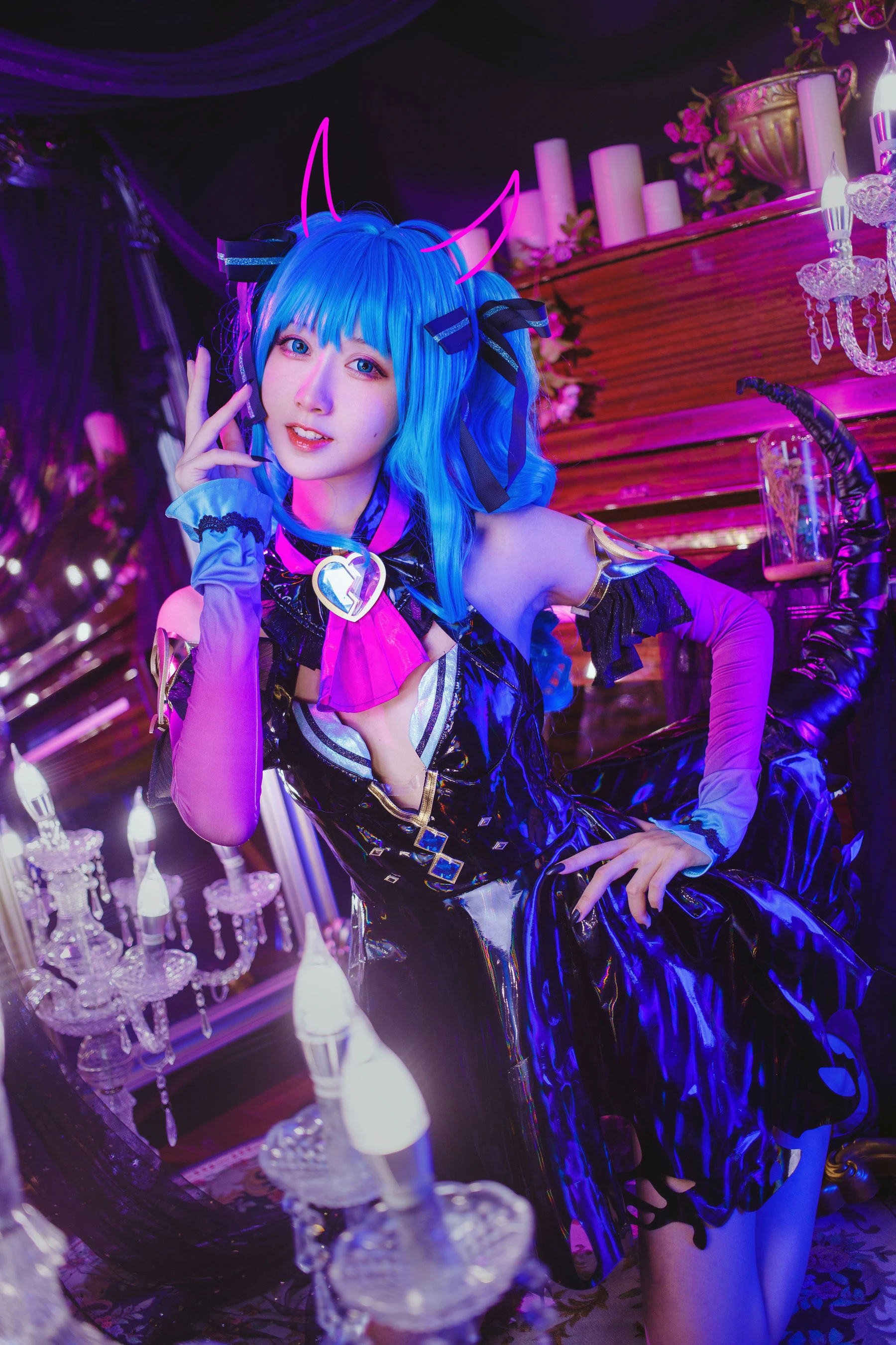 萌系小姐姐木绵绵OwO – miku小恶魔插图2