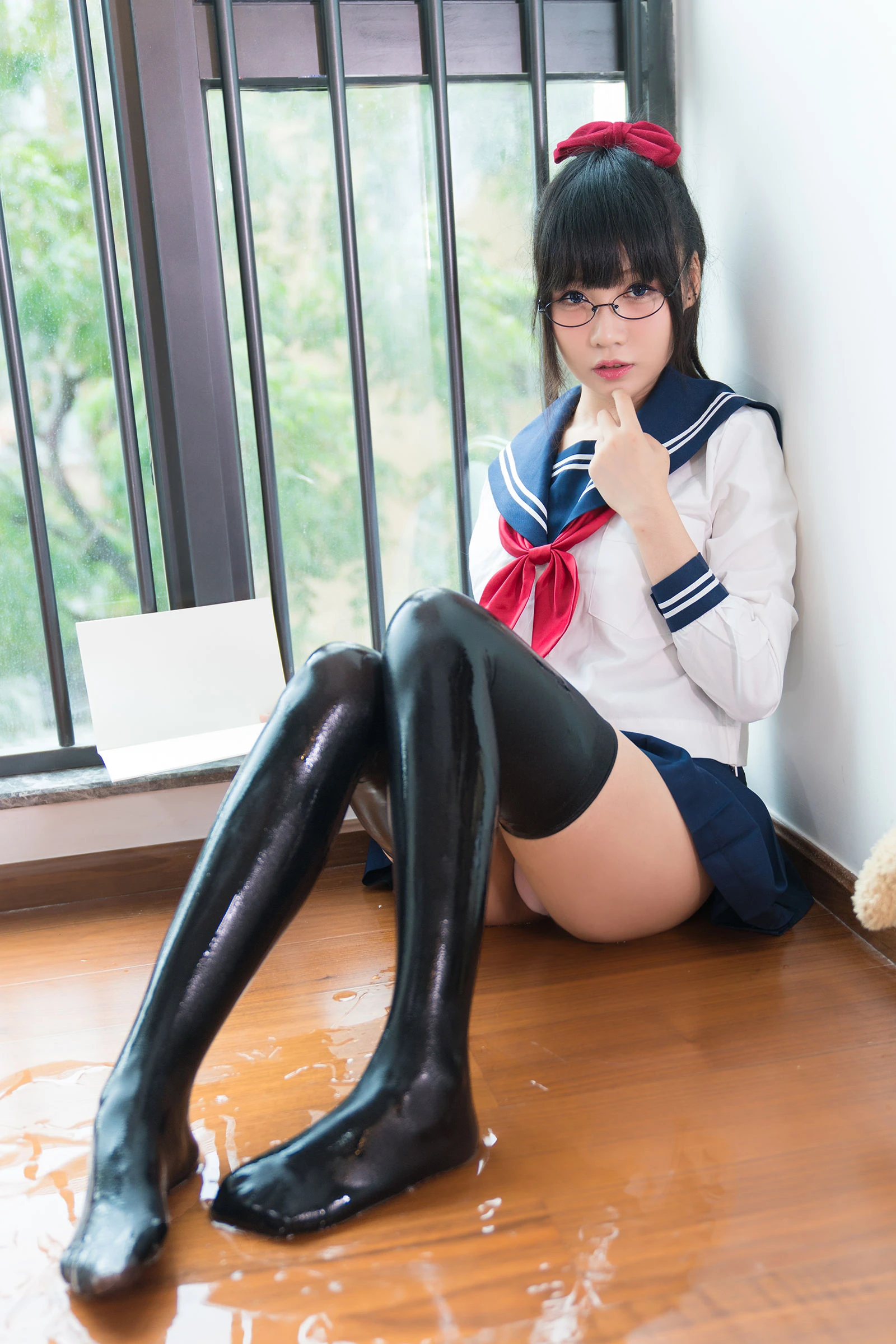 銘銘Kizami 湿湿的JK [42P]插图6