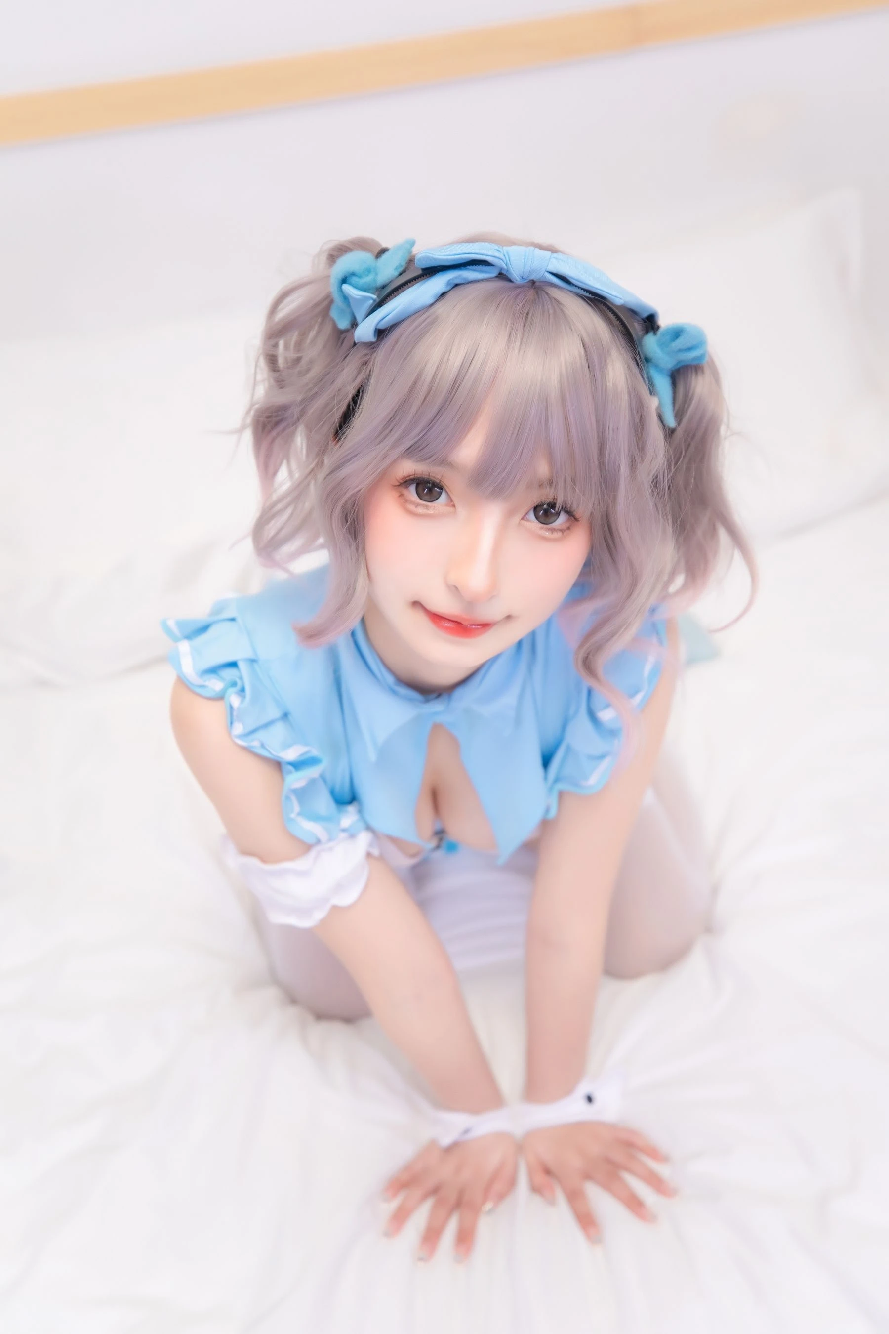 神楽坂真冬 蓝调女仆 [75P]插图3