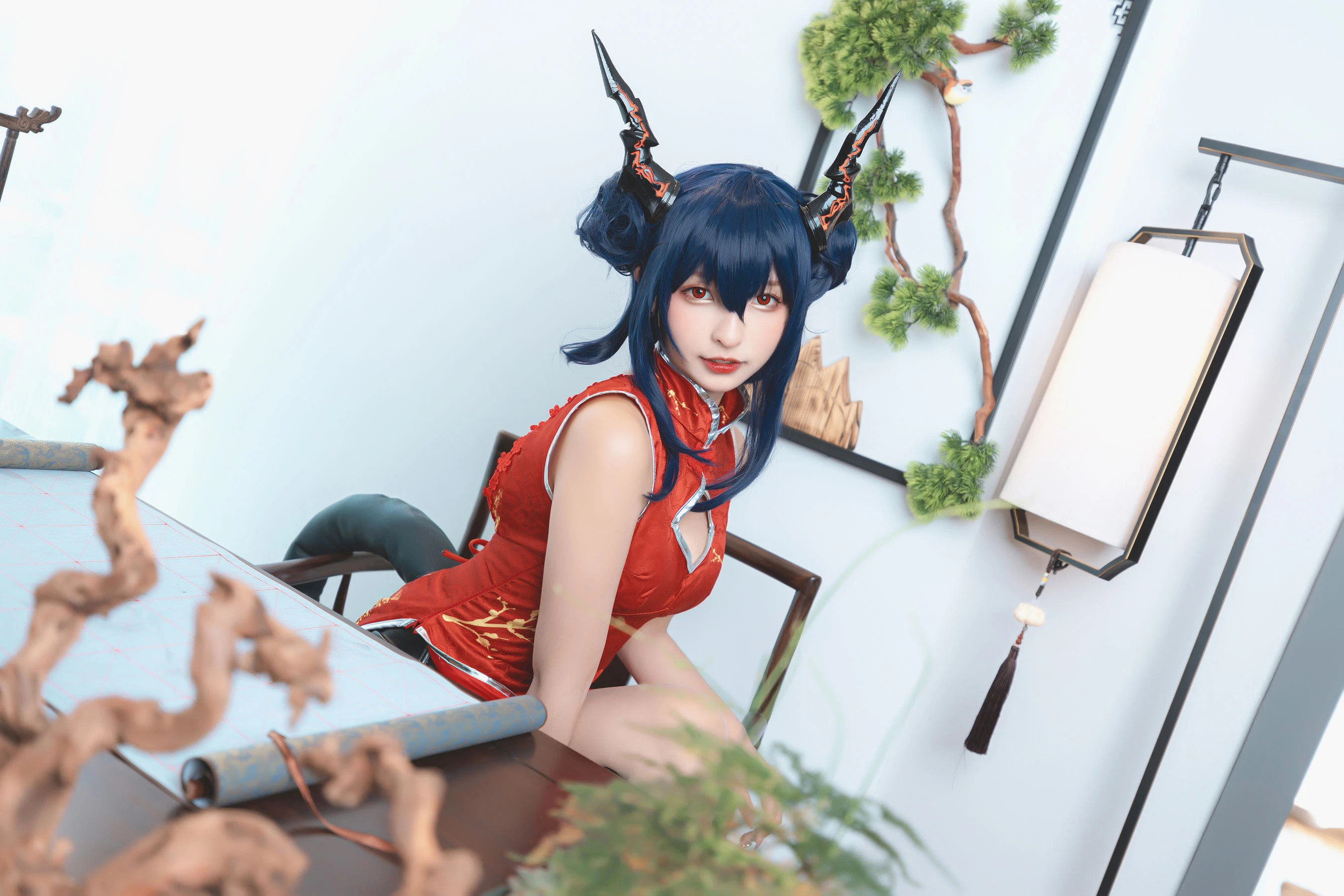萝莉神楽坂真冬 – 旗袍魔女插图4