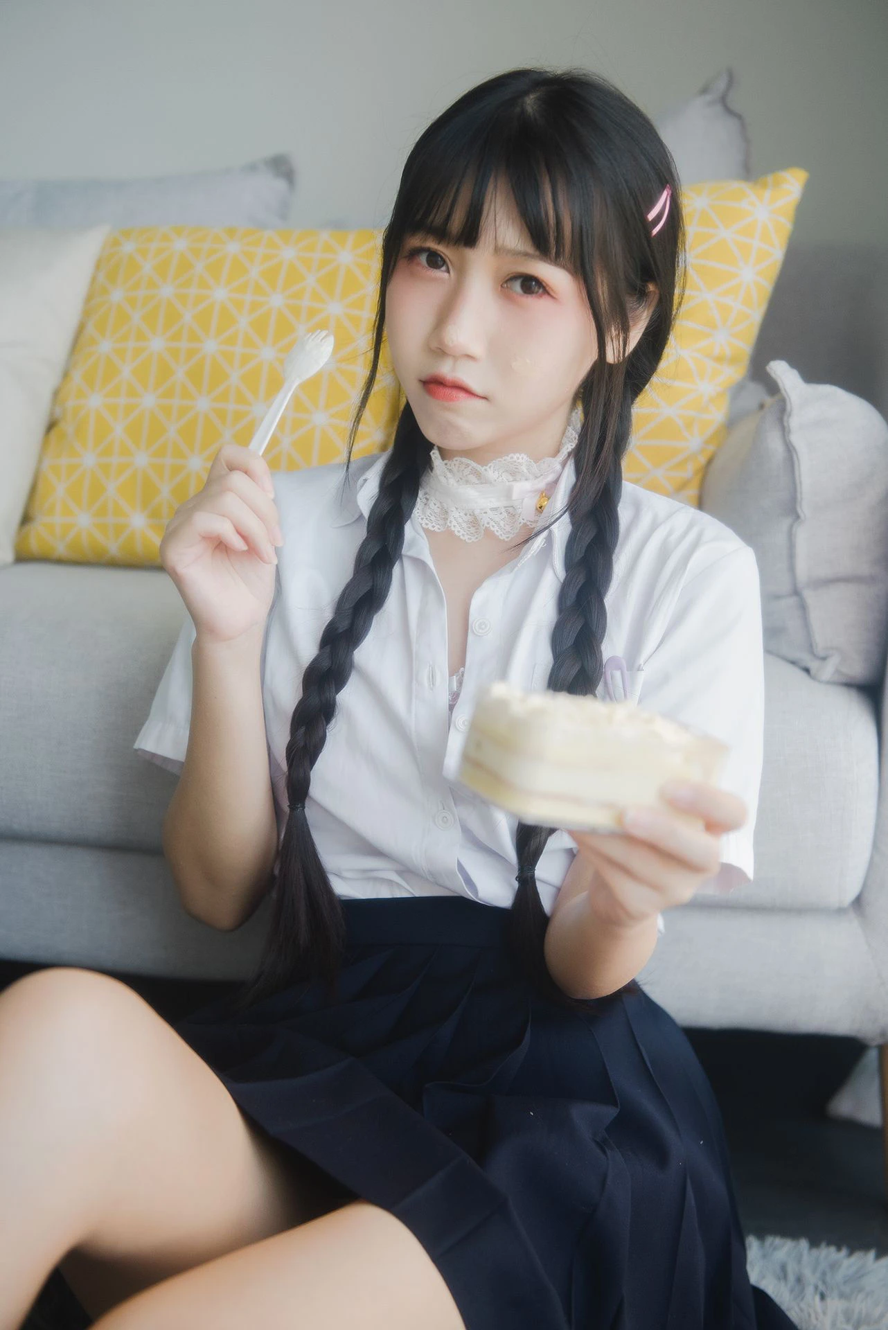 微博人气Coser不呆猫 – 奶油少女插图6