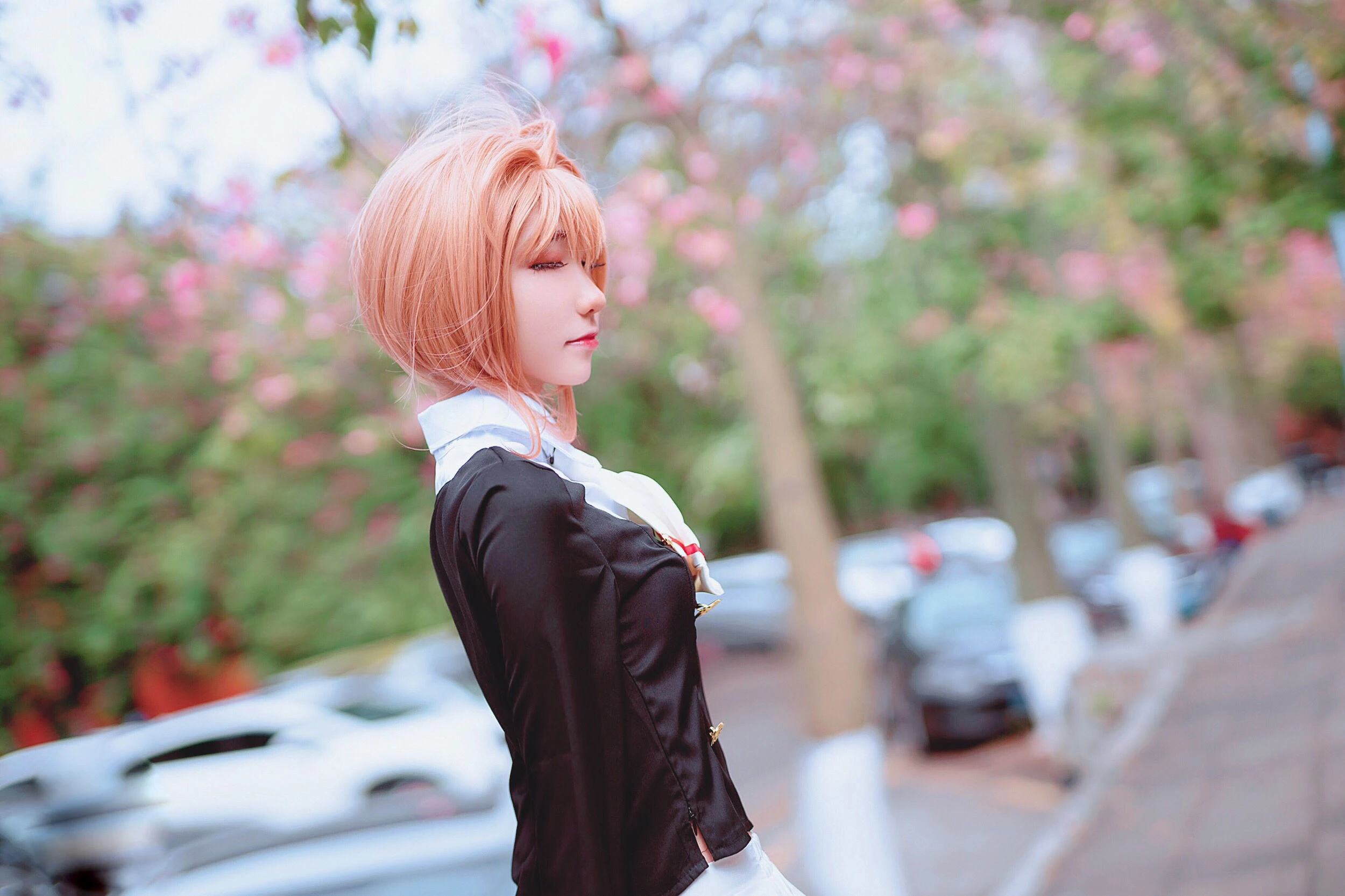 动漫博主南桃Momoko – 木之本樱制服插图8