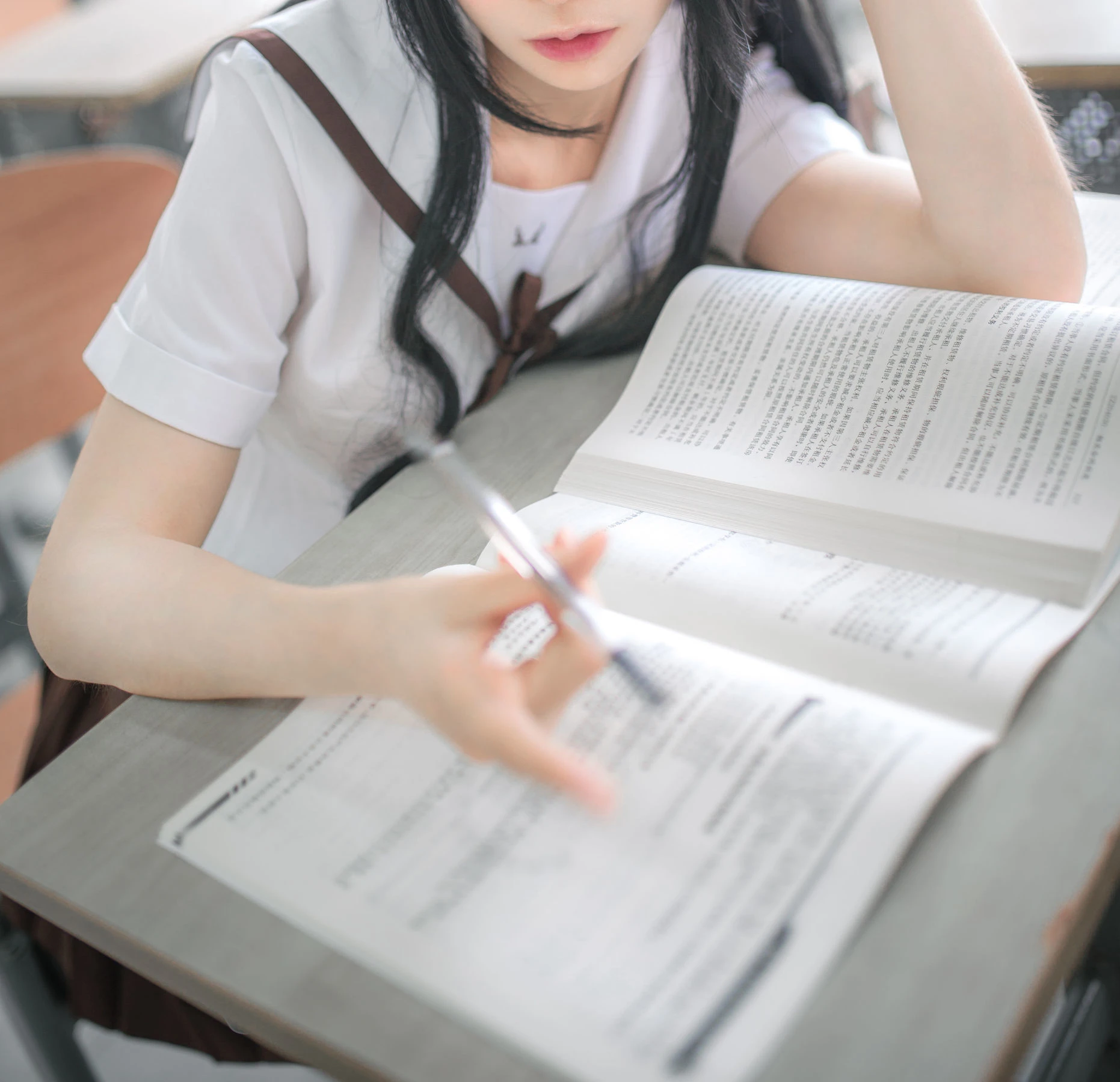 疯猫ss – 水手服和睡衣插图5