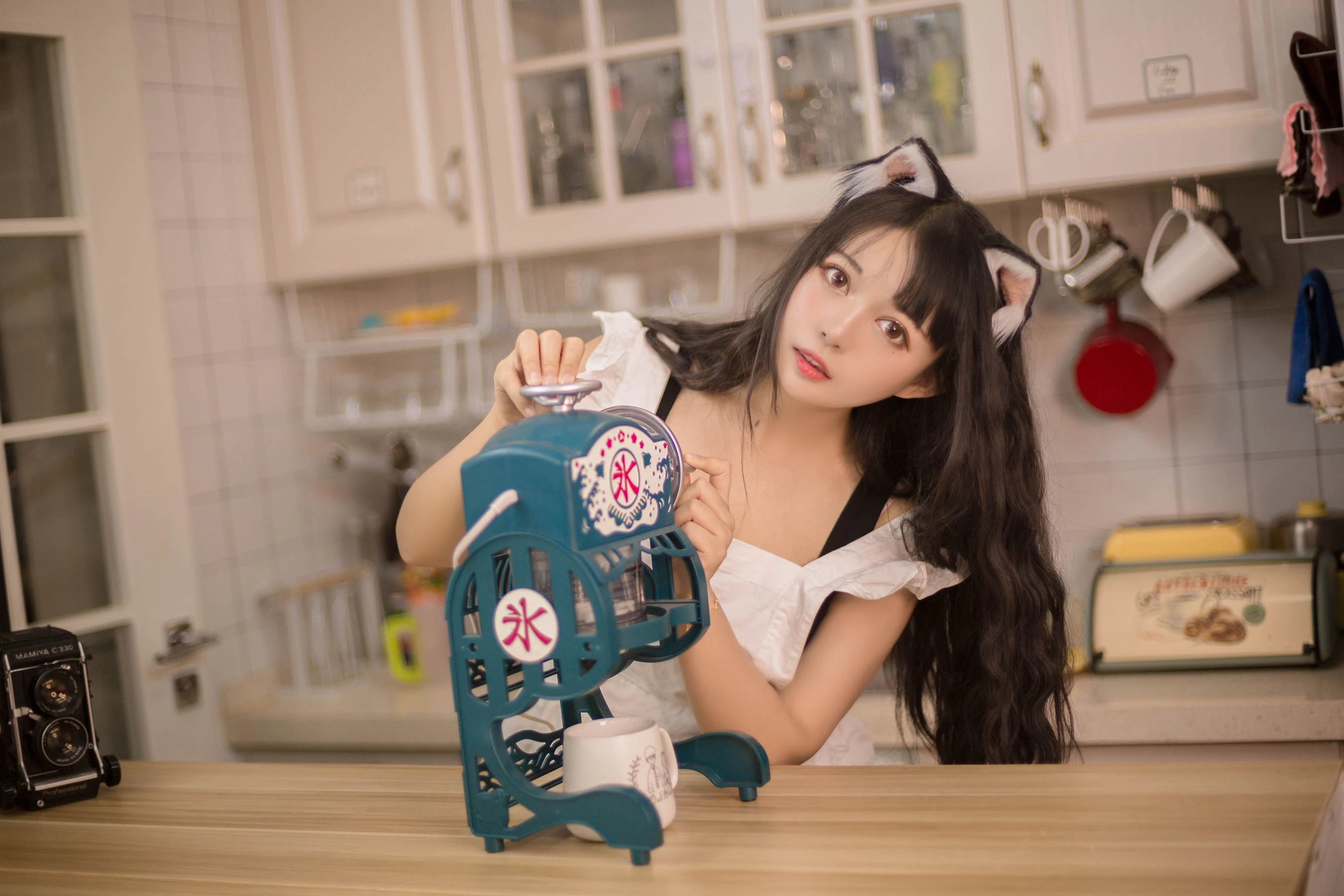 大眼萌妹黑猫猫OvO 厨房插图7