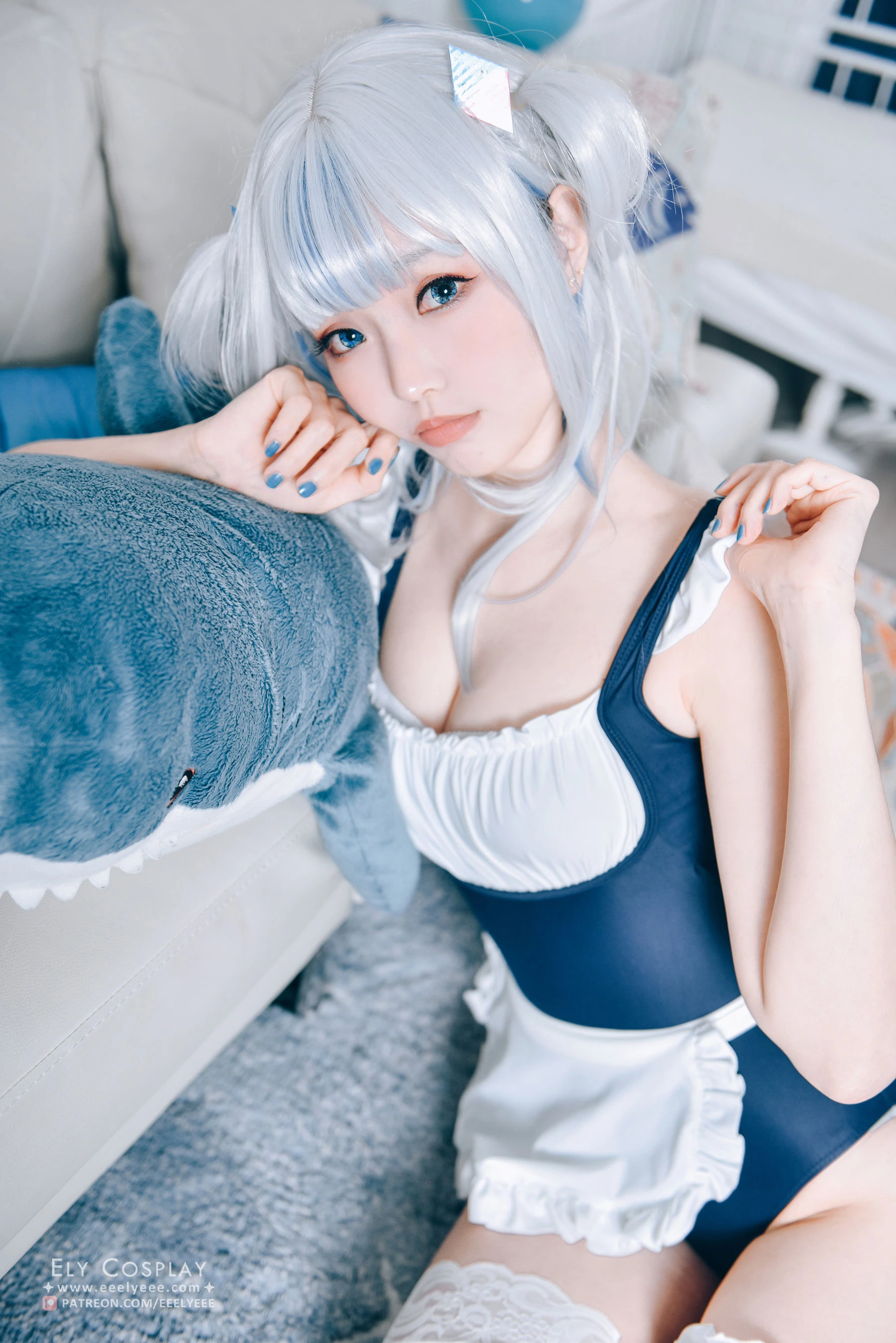 Ely_eee(ElyEE子) – 噶呜・古拉(小鲨鲨) 泳装插图5