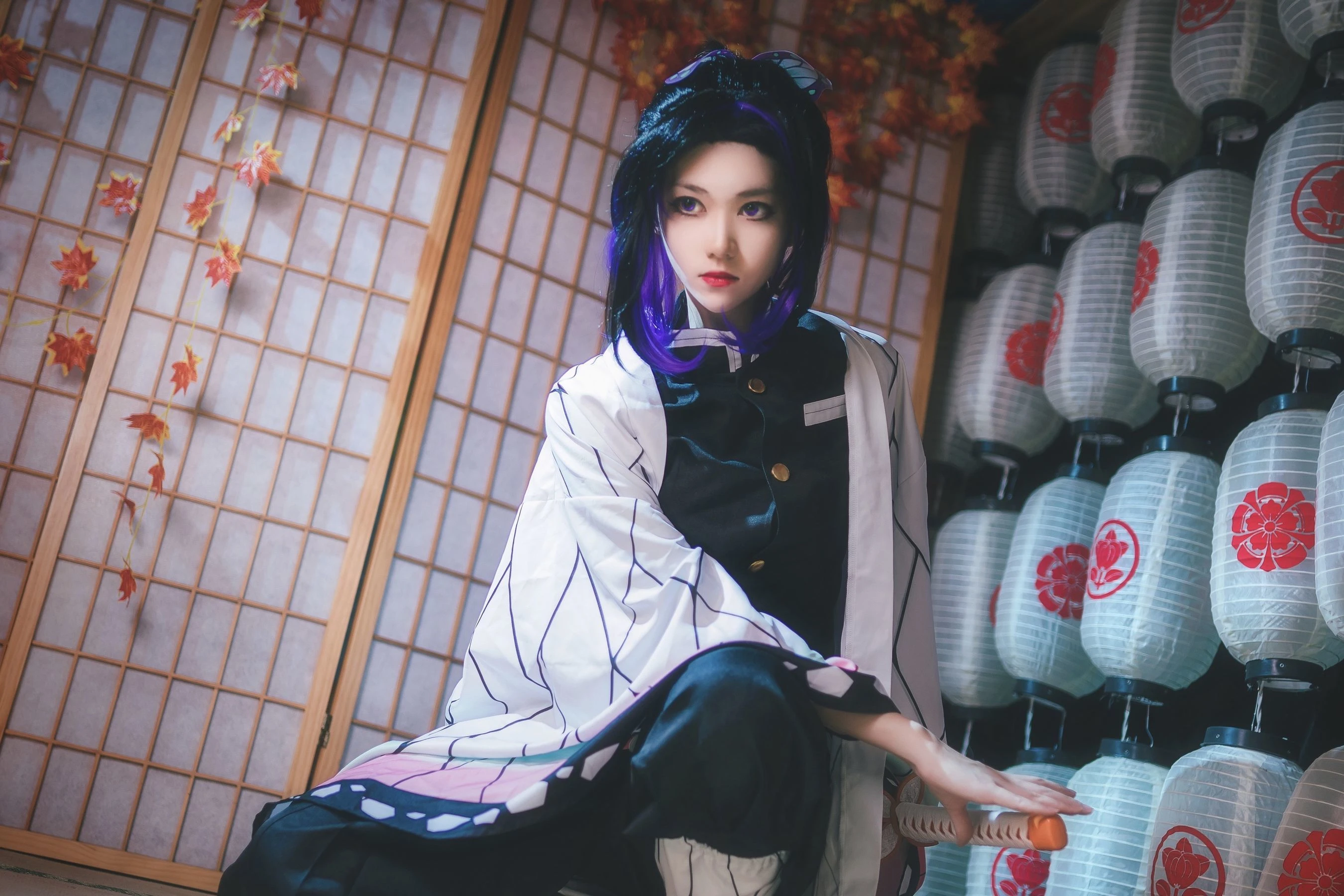 动漫博主南桃Momoko – 蝴蝶忍队服插图1