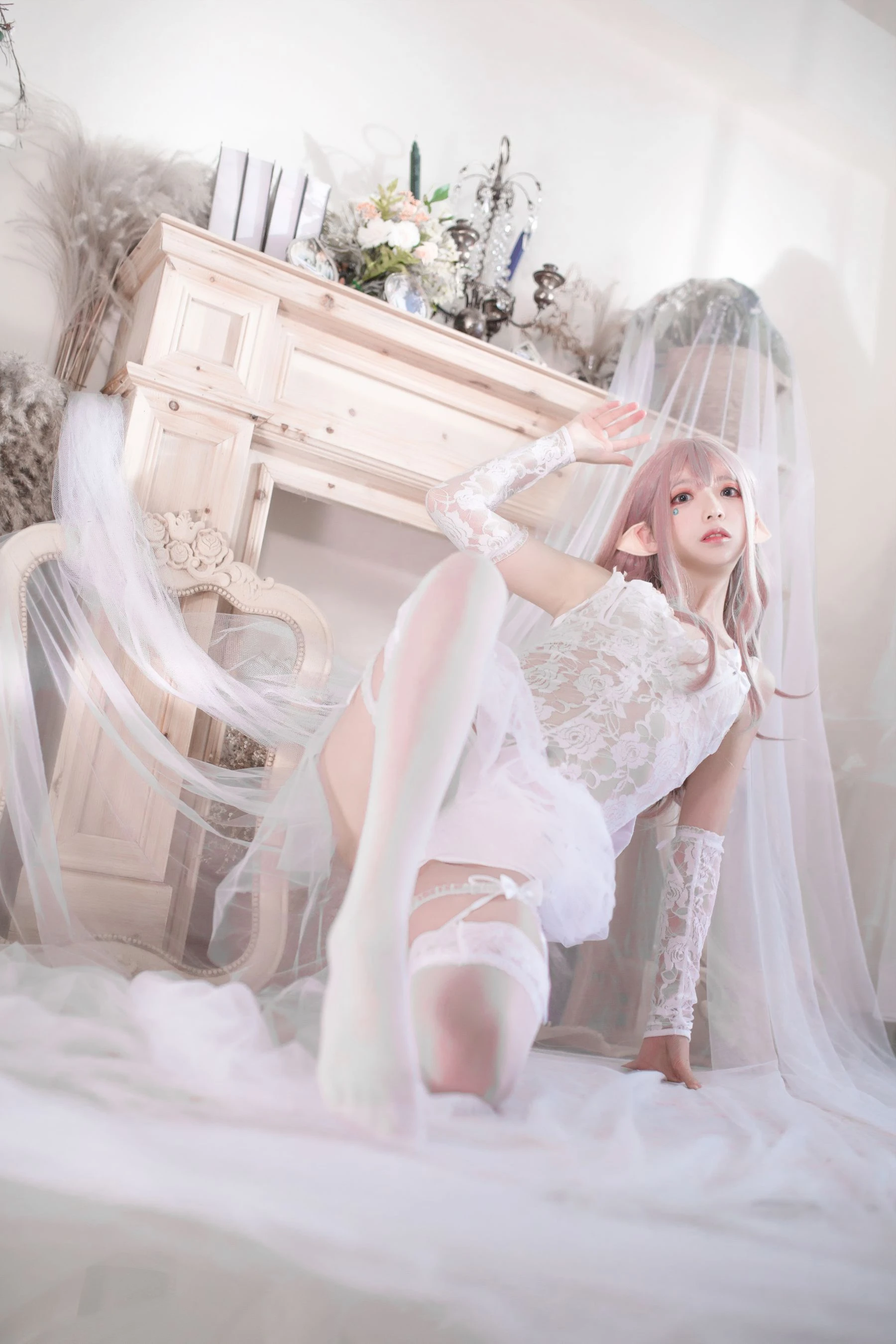 疯猫ss – 纯白精灵 [29P]插图3