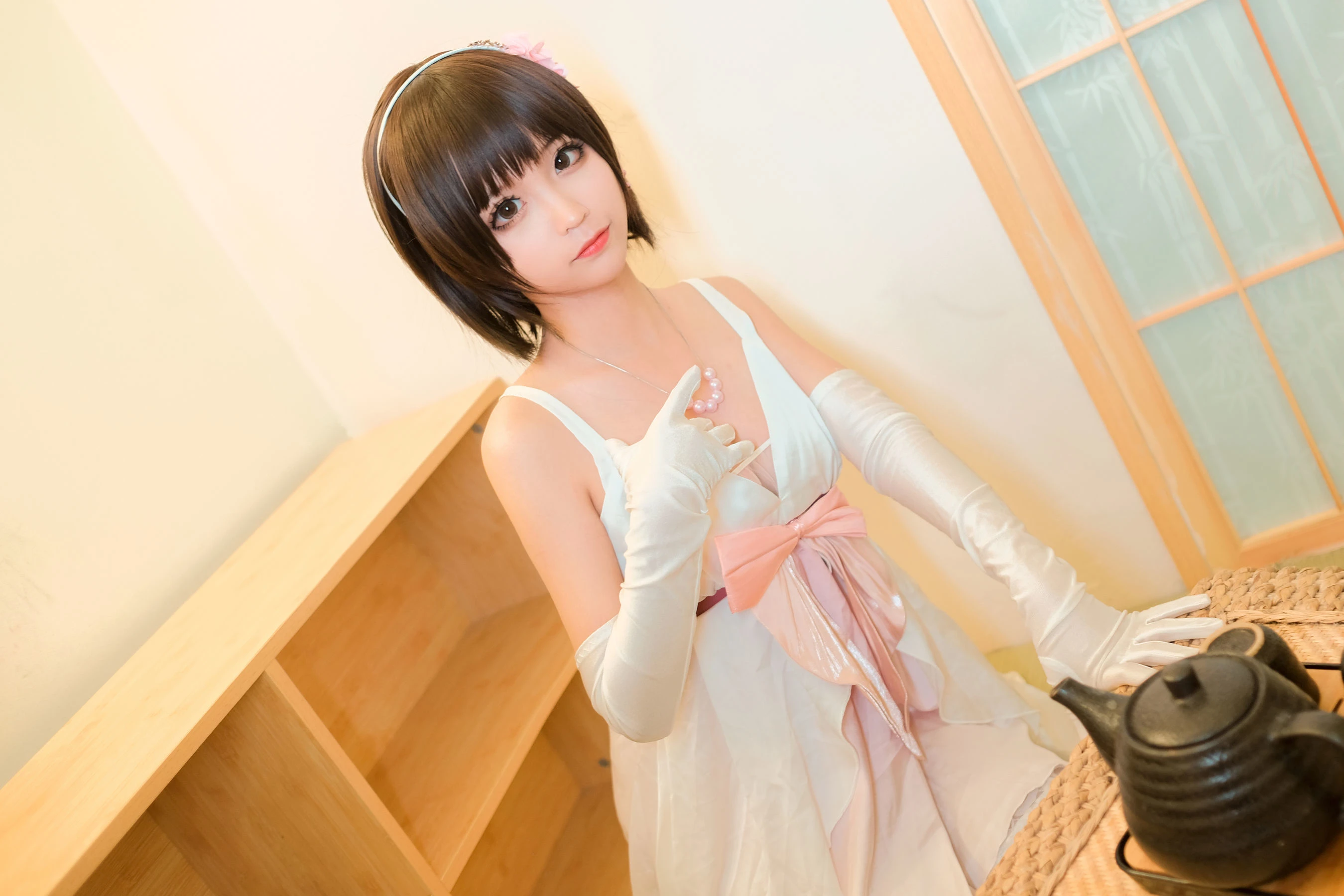 动漫博主蠢沫沫 加藤惠礼服 [40P]插图1