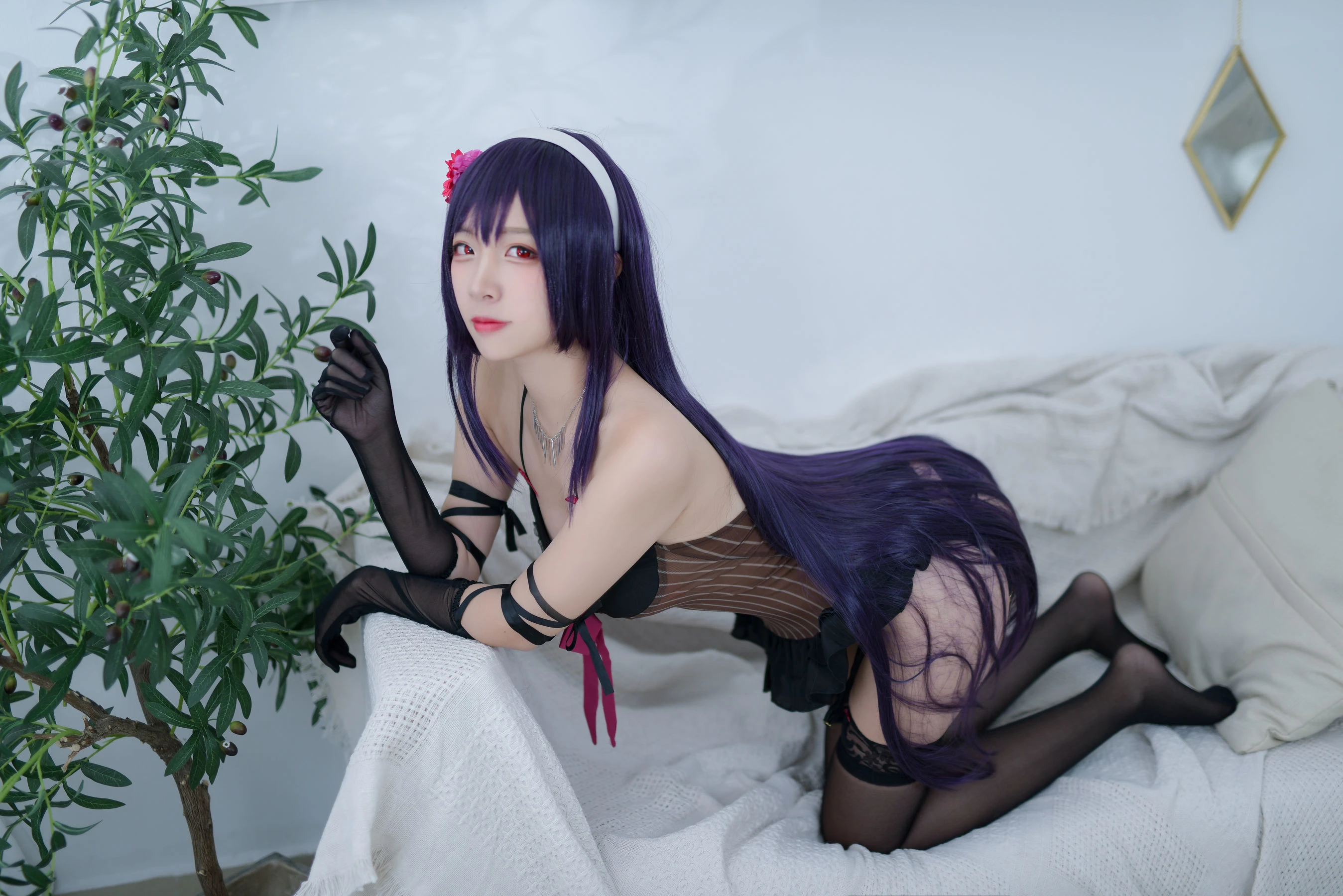 人气Coser二佐Nisa – 路人学姐 睡衣插图3