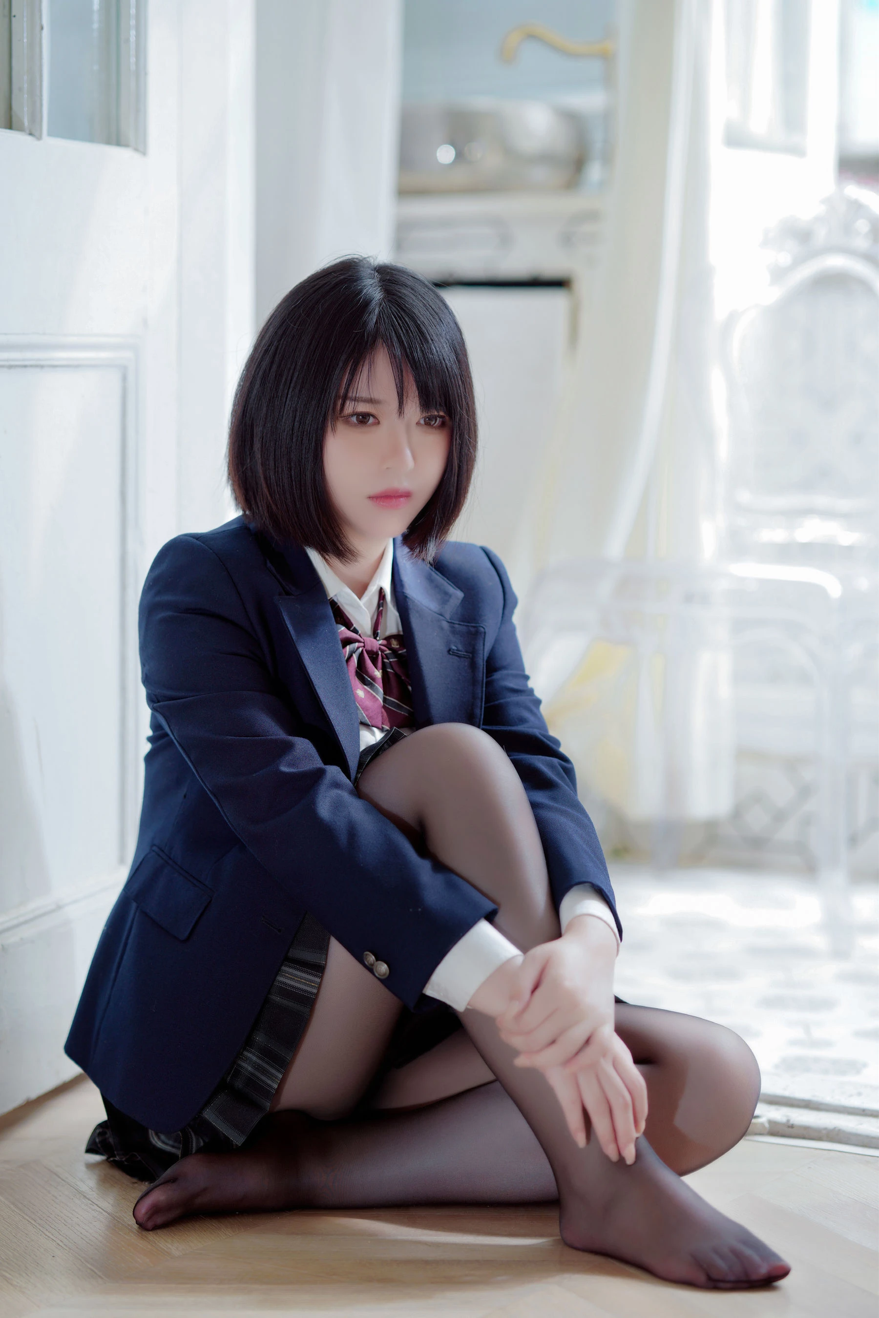 半半子 – 彼女の制服姿が好き插图6