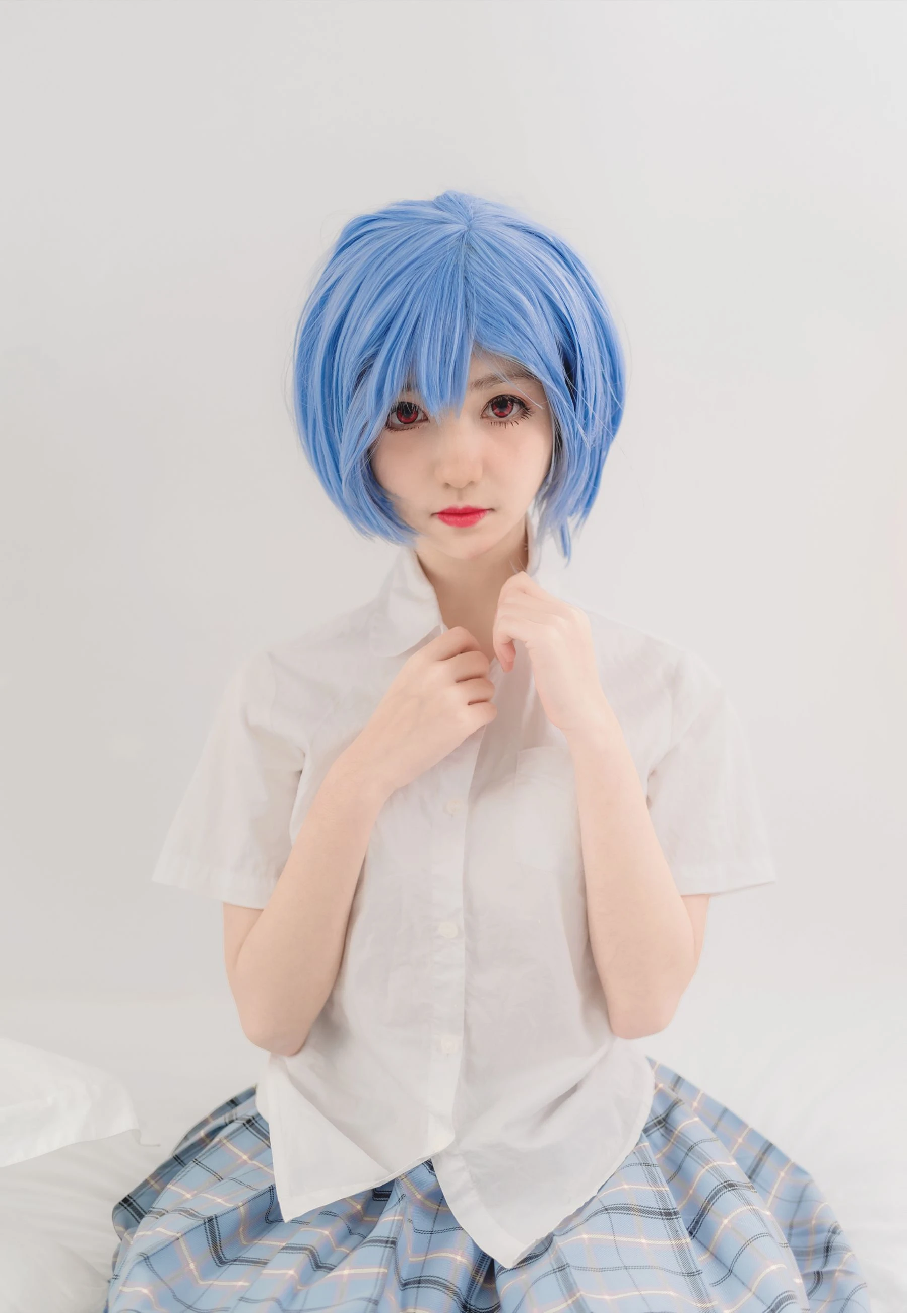 动漫博主南桃Momoko 绫波丽制服高清在线免费欣赏–微密图社-微密图社