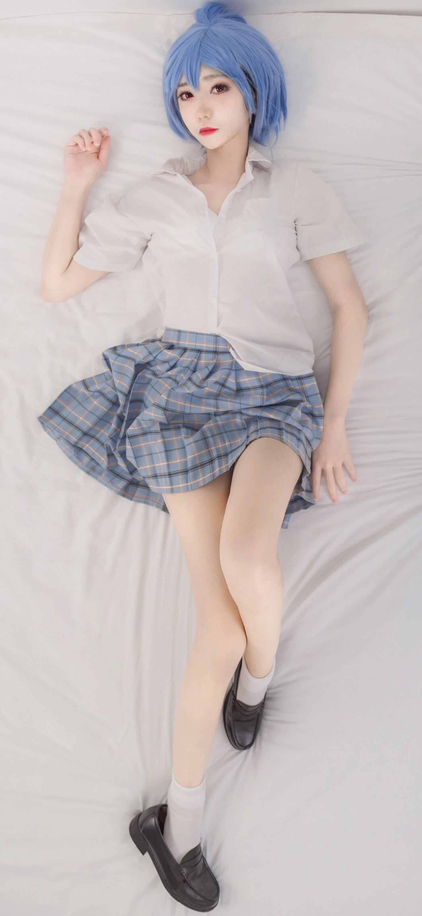 动漫博主南桃Momoko 绫波丽制服插图1